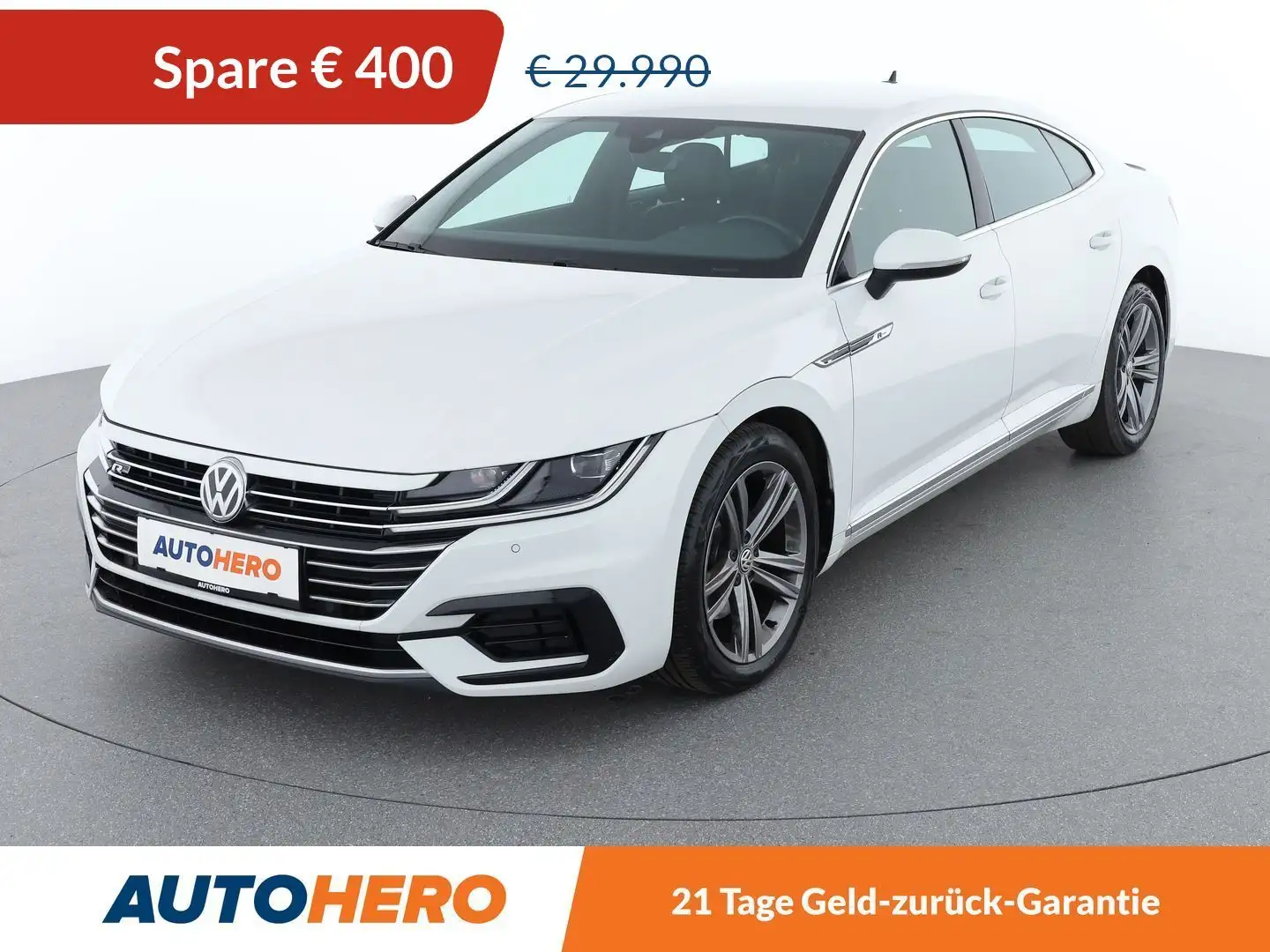 Volkswagen Arteon 2.0 TSI R-Line Aut. *LED*NAVI*SPUR*PDC* Weiß - 1