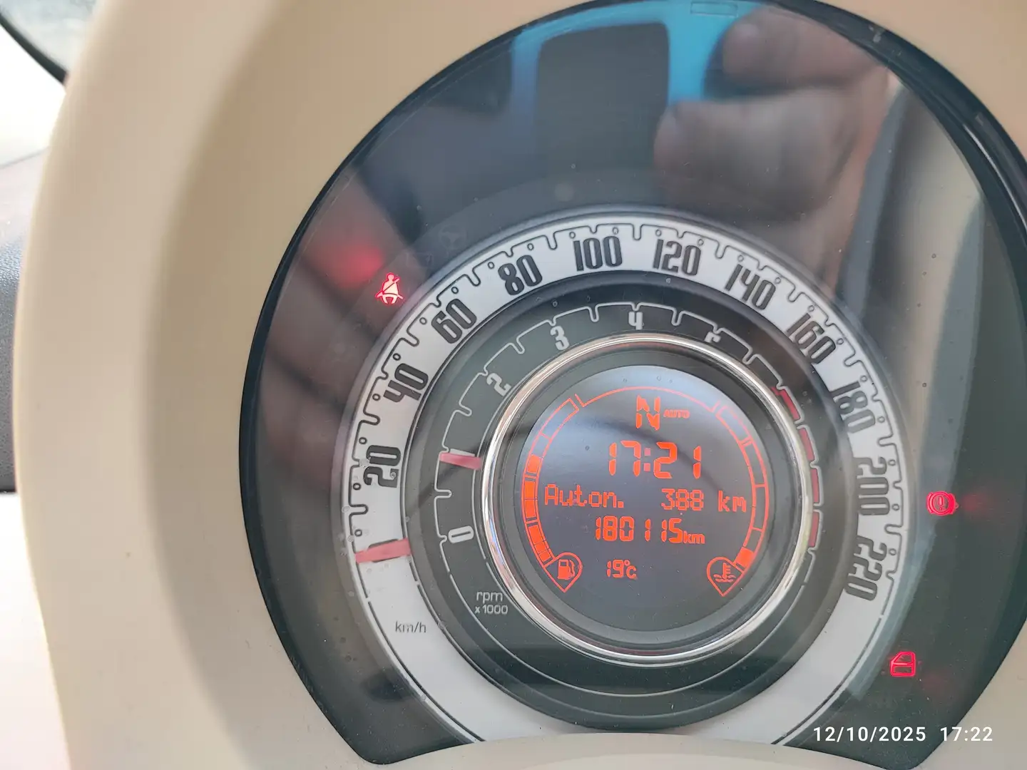 Fiat 500 1.2 lounge automatica Bianco - 2