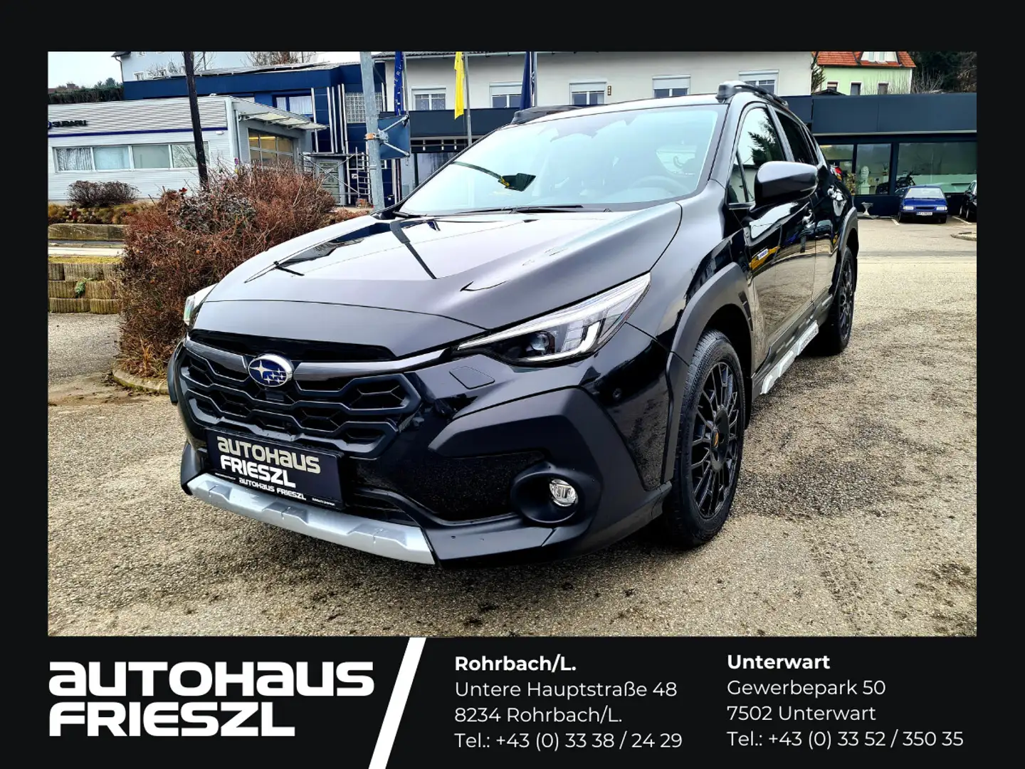 Subaru Crosstrek 2,0i e-Boxer HEV CVT 4 WILD Xtra Allrad Aut. Schwarz - 1