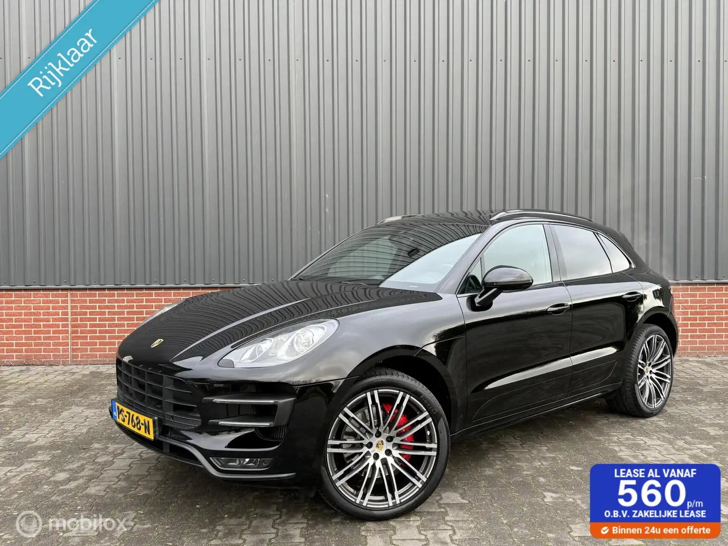 Porsche Macan 3.6 Turbo Sport Chrono Pano 451 PK Bose Leder Luch Zwart - 1