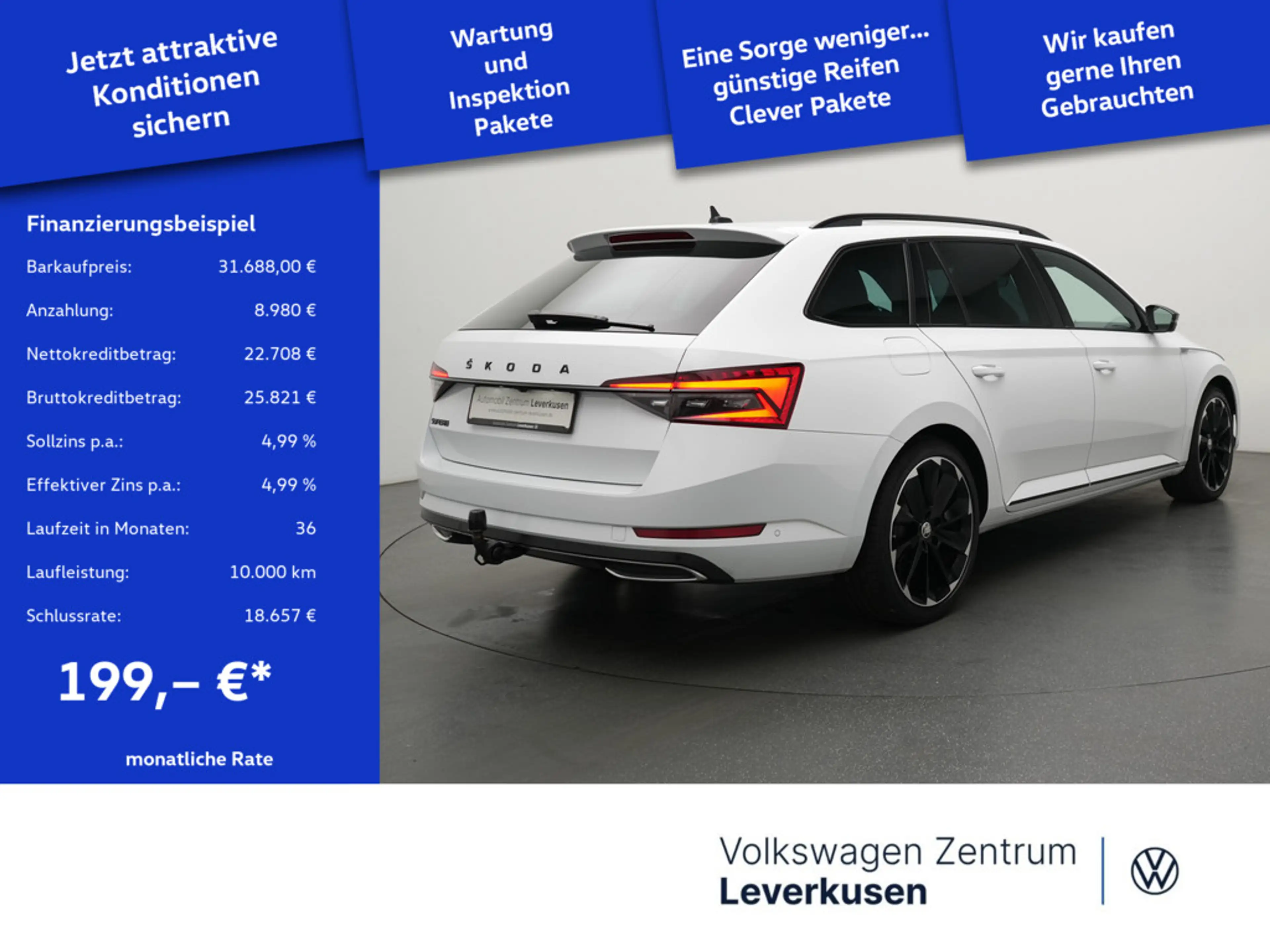 Skoda Superb Combi Sportline DSG PANO AHK DCC LED — photo 2