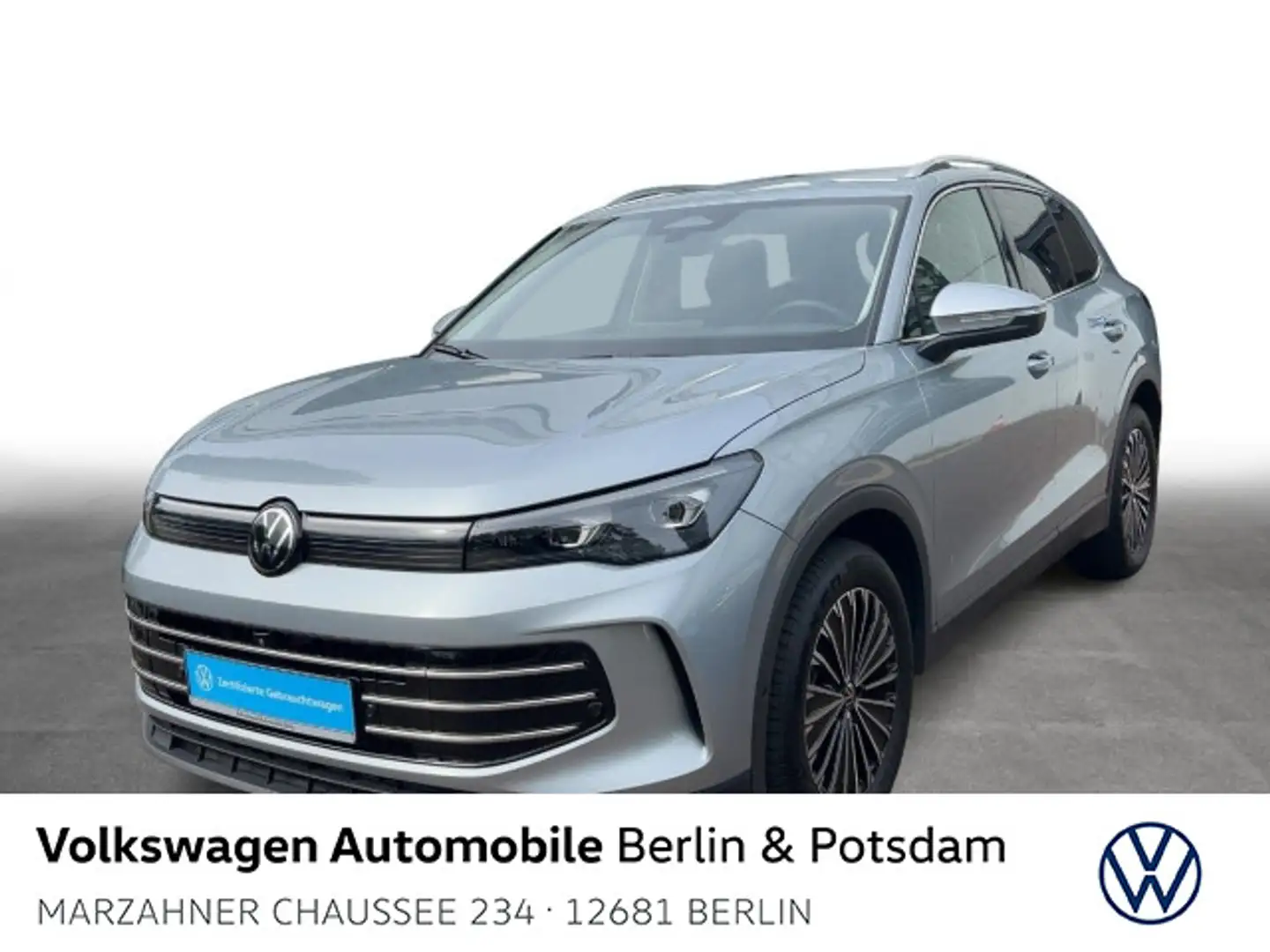 Volkswagen Tiguan 2.0 TDI DSG Elegance Navi LED SHZ PDC Silber - 1