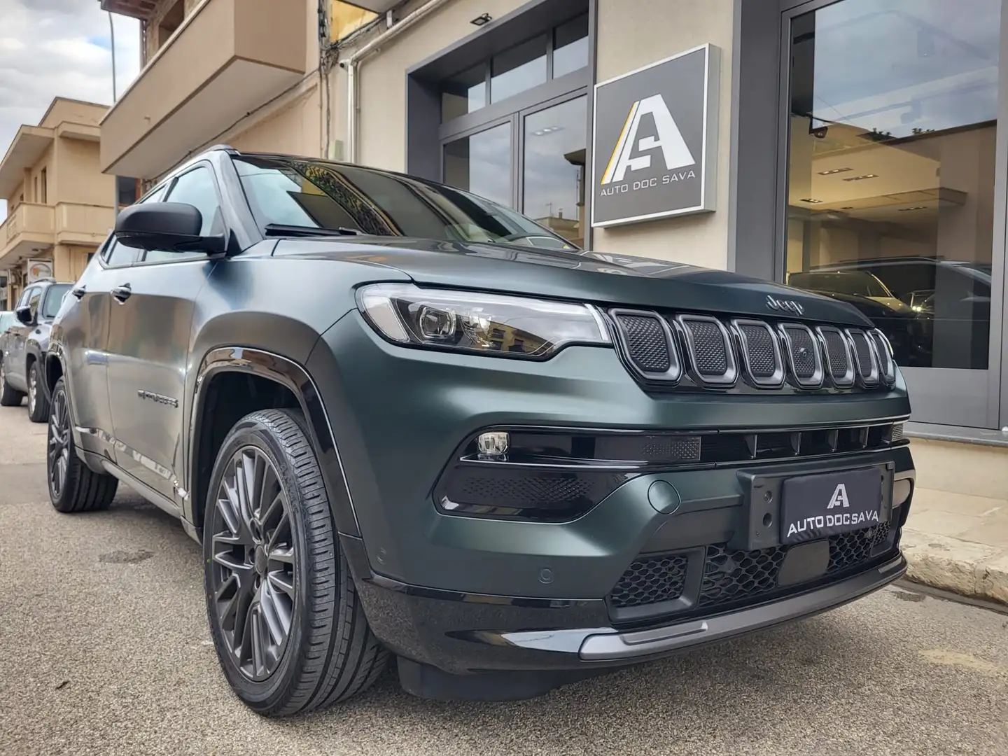 Jeep Compass Compass 1.6 Mtj S 130 Cv+Pelle+Full Led+Opaca.. Verde - 1