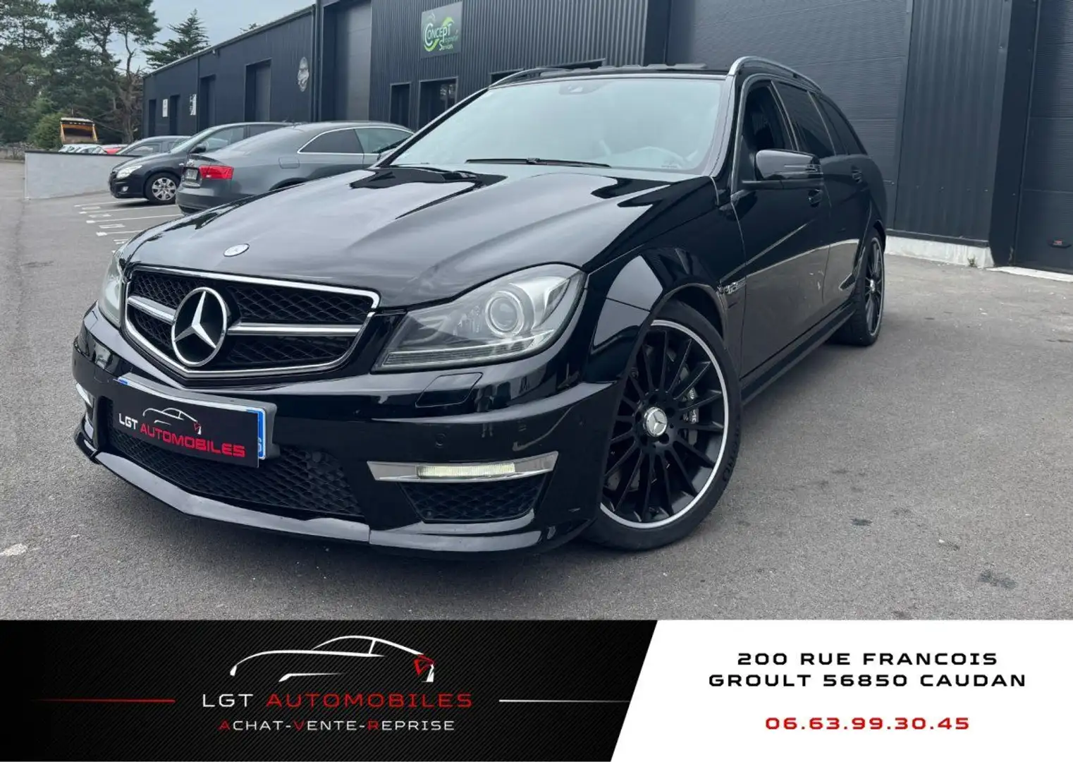 Mercedes-Benz C 63 AMG III (W204) 63 AMG Speedshift MCT Zwart - 1