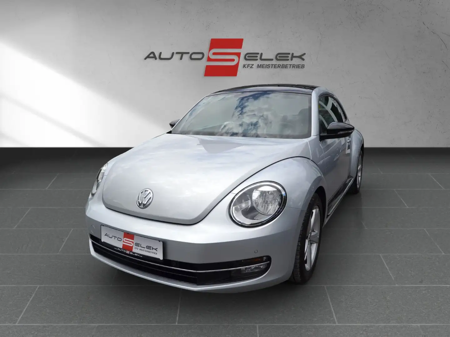 Volkswagen Beetle Sport*Klima*Leder*Panoramadach* Srebrny - 1