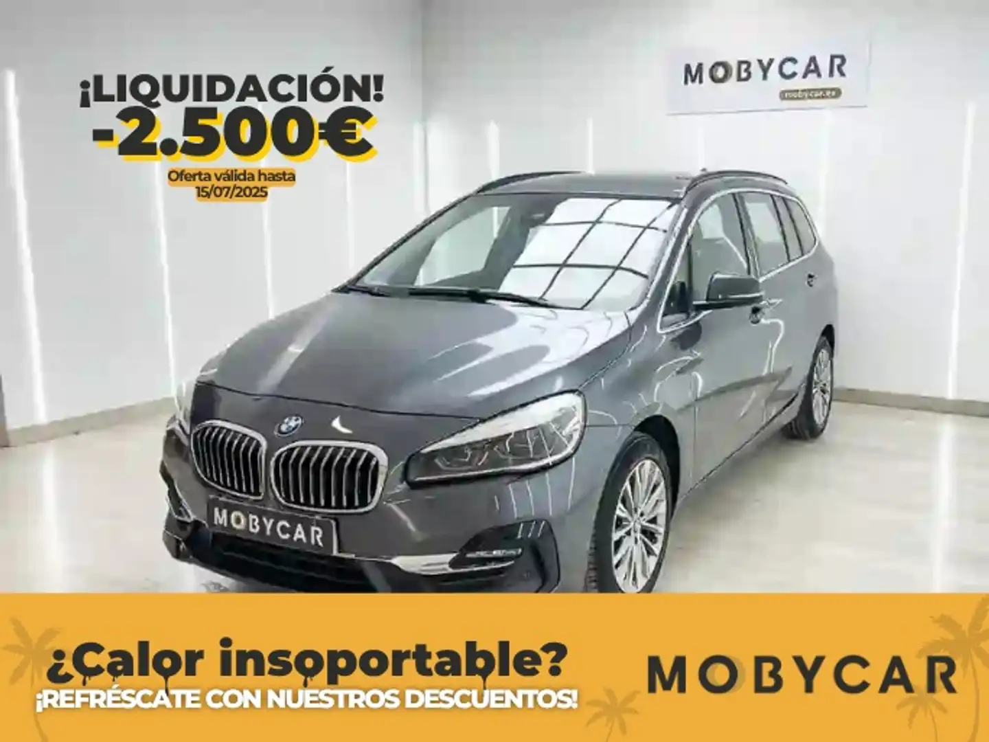 BMW 218 Gran Tourer 218d Gris - 1