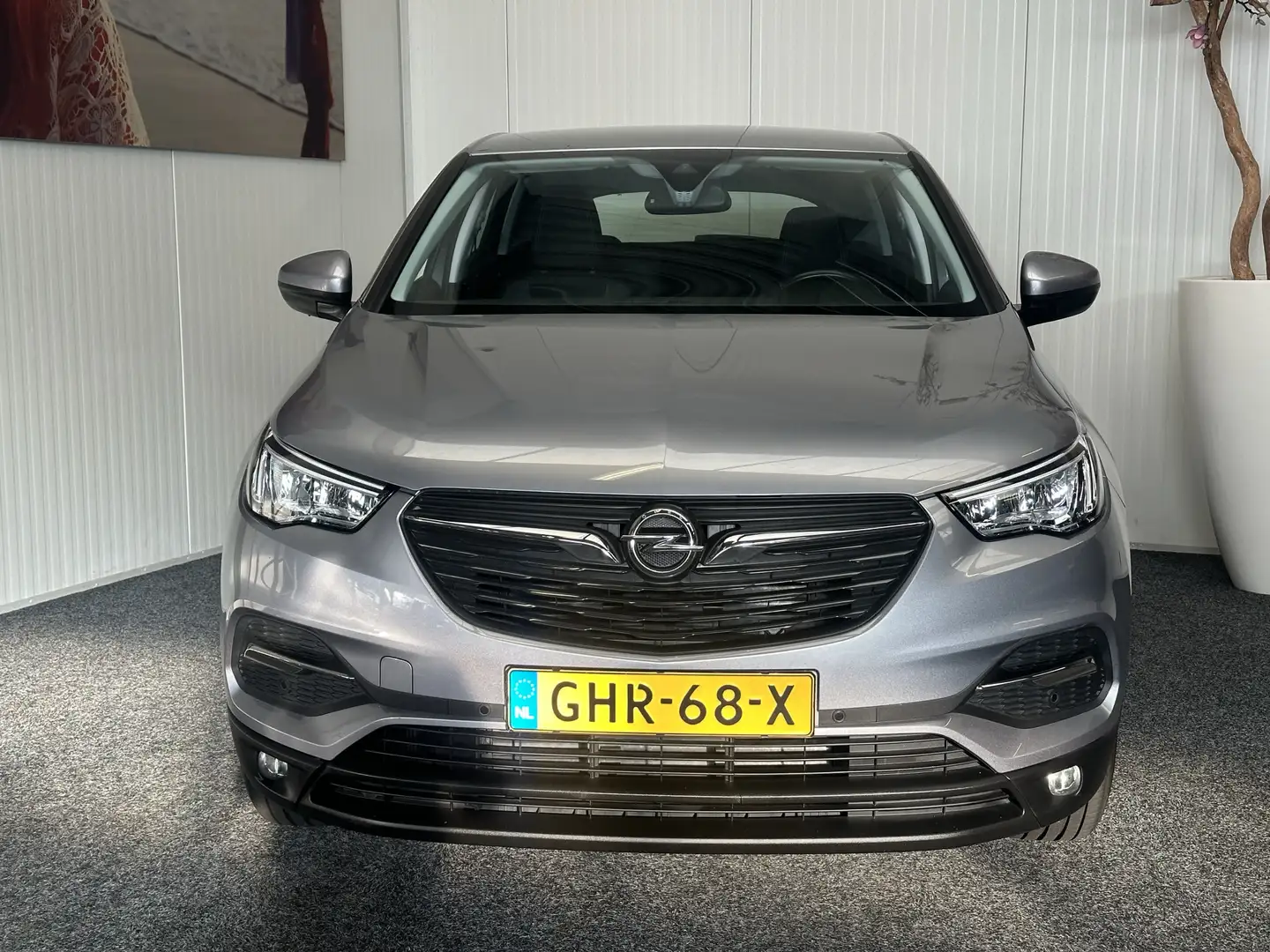 Opel Grandland X 1.2 TURBO EDITION NAVIGATIE CRUISE CONTROL APPLE C Gris - 2