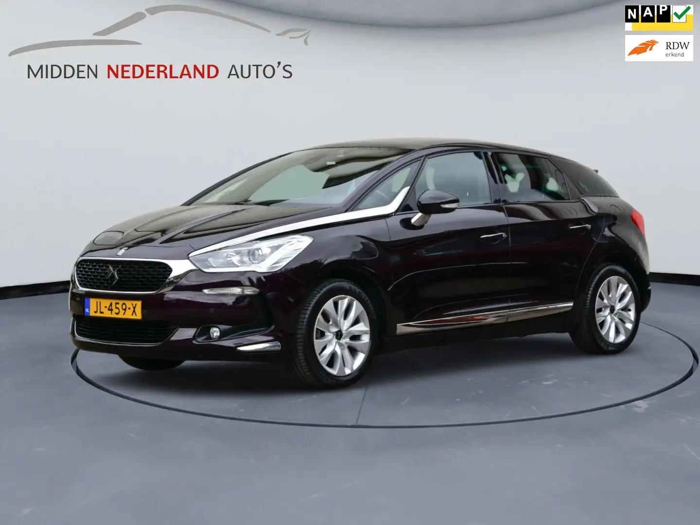 DS Automobiles DS 5 1.6 THP Business Executive * PANORAMA * AUTOMAAT * Violett - 1