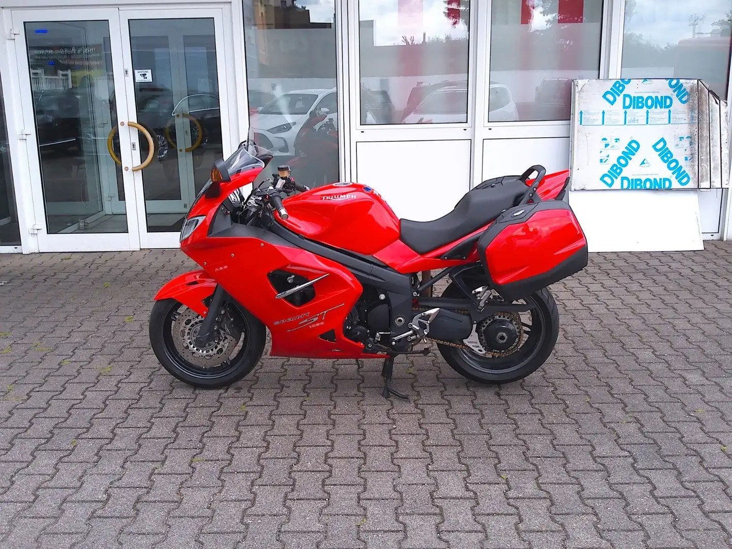 Triumph Sprint ST 1050 Koffer mini Blinker kurzes Heck Rot - 2