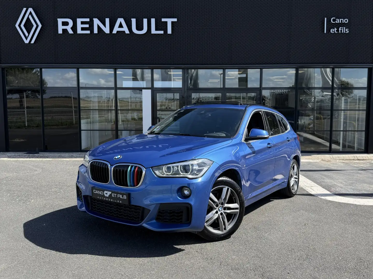 BMW X1 X1 sDrive 18i 140 ch DKG7 M Sport Bleu - 1