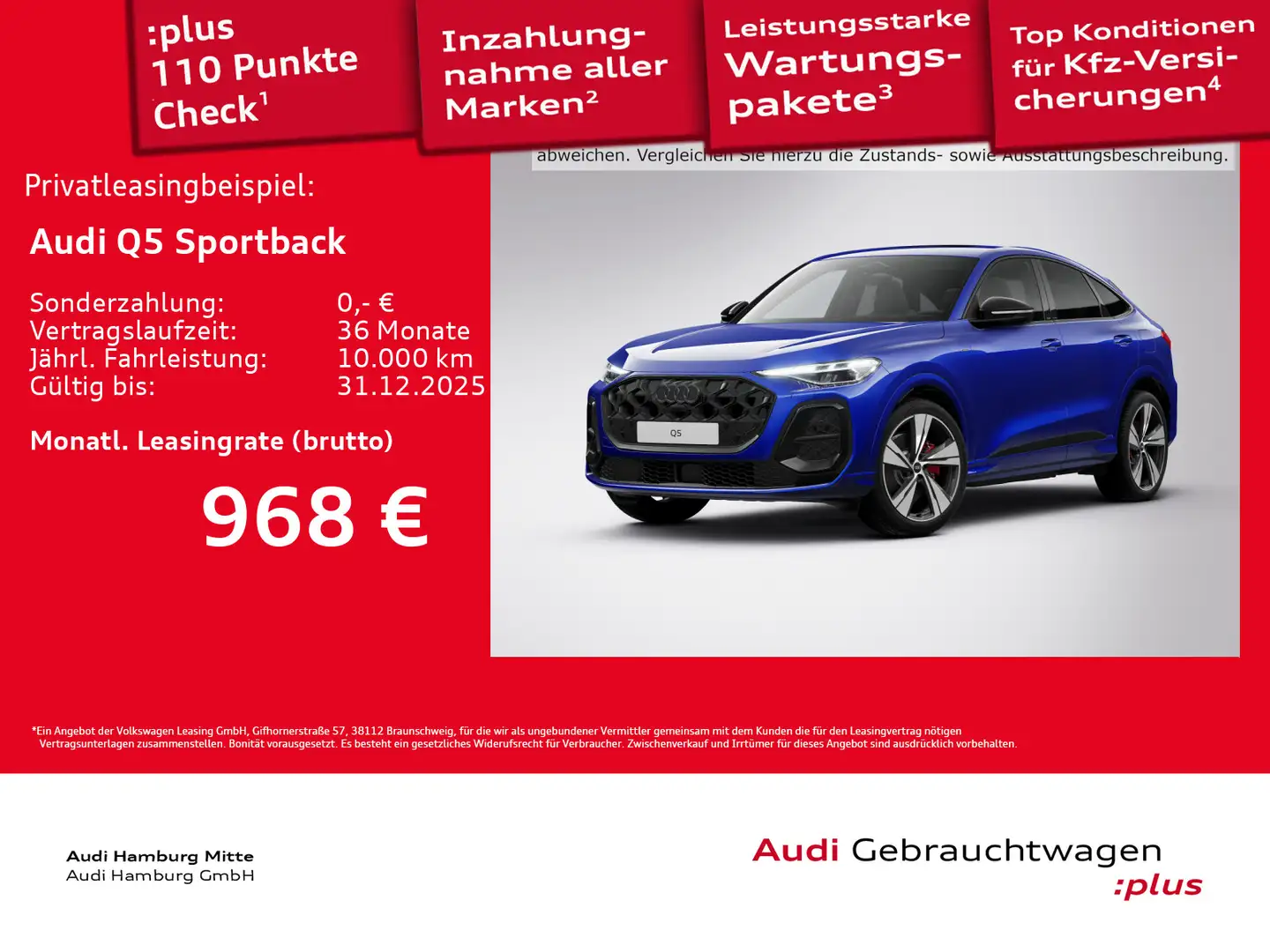 Audi Q5 e-hybrid quattro S tronic 270 kW Pa Bleu - 1