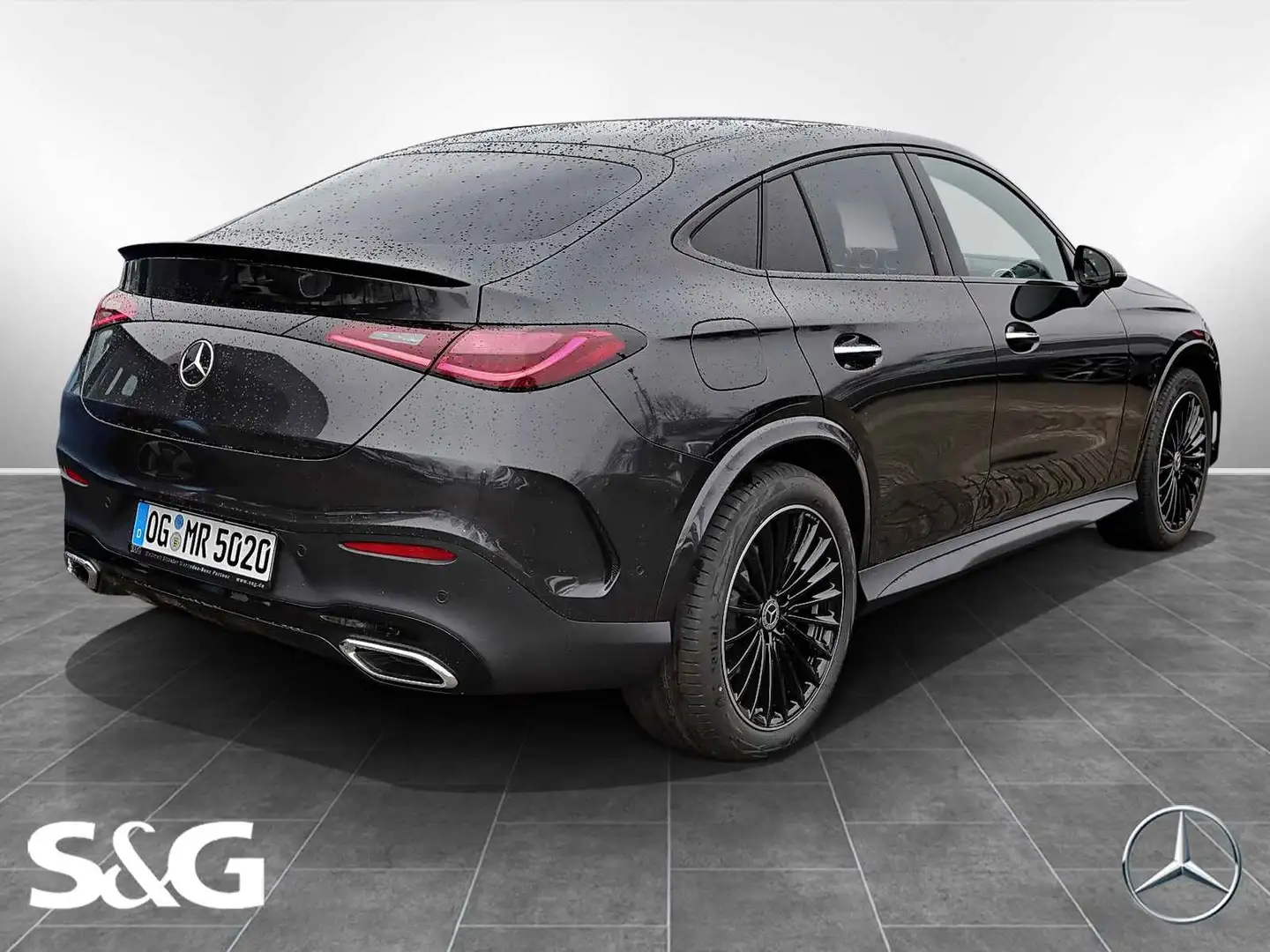 Mercedes-Benz GLC 220 d 4M Coupé AMG MBUX+360°+DIG-LED+AHK+20" Grau - 2