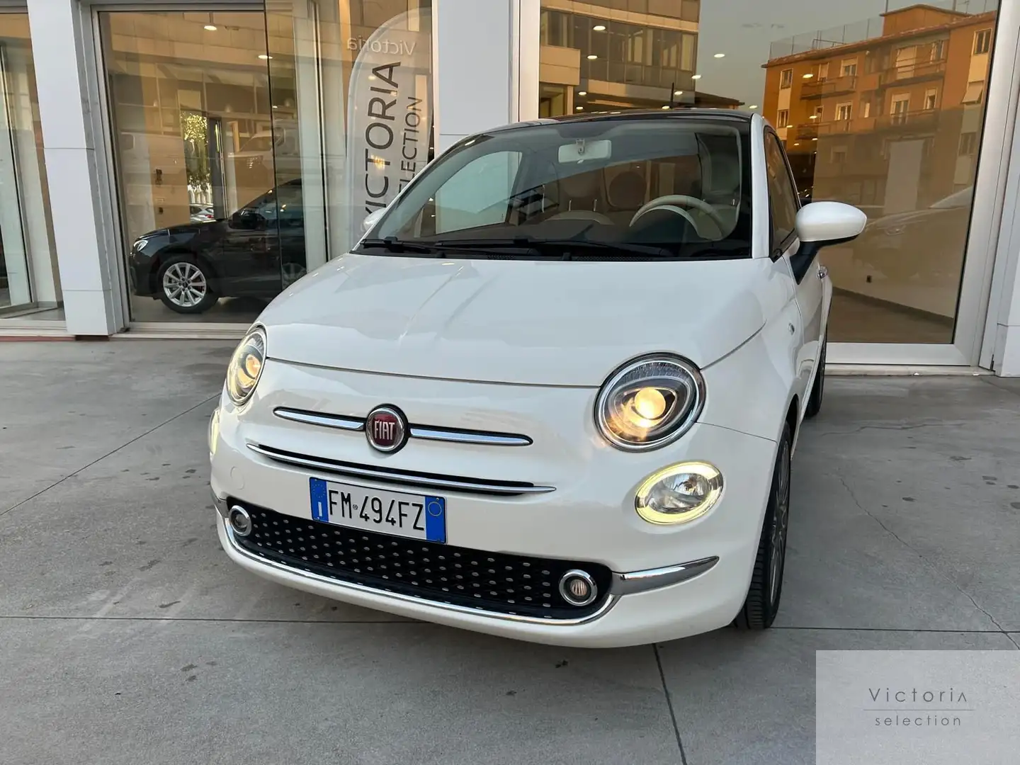 Fiat 500 500 1.2 69 CV C.MANUALE LOUNGE TETTUCCIO NEOPATEN Wit - 2