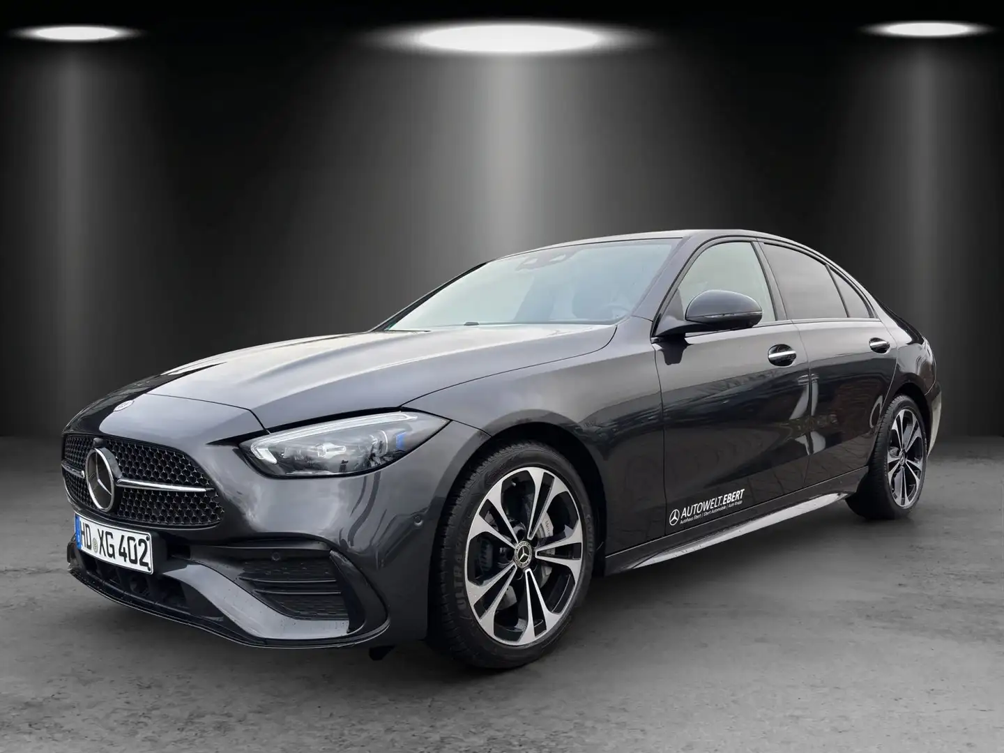 Mercedes-Benz C 220 d AMG 360° DigLight AHK Pano MEMORY KeyGo Gris - 1