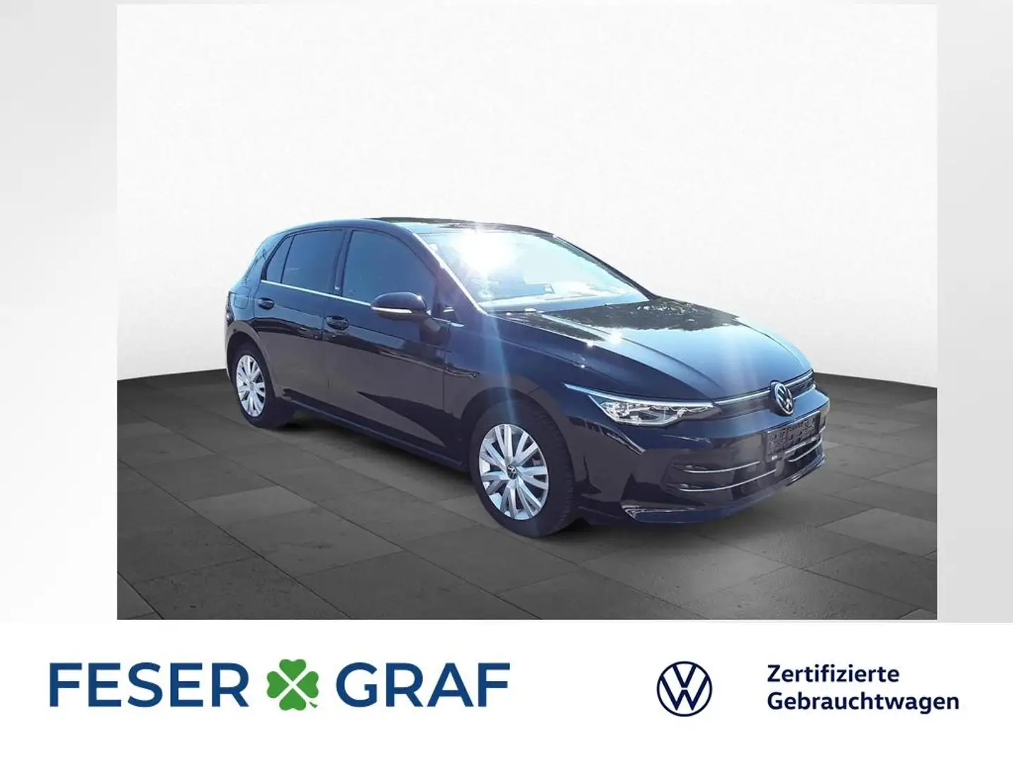 Volkswagen Golf VIII 1.5 eTSI DSG EDITION 50 HUD AHK ACC Schwarz - 1
