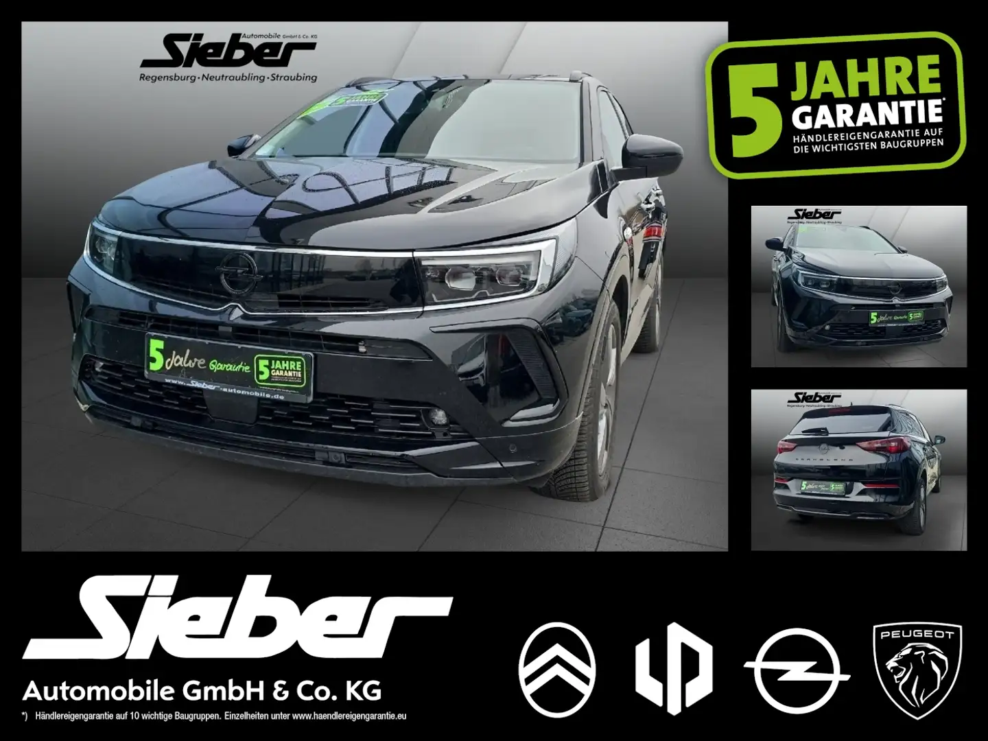 Opel Grandland 1.2 Turbo GS **LED**Sitzheizung** Zwart - 1