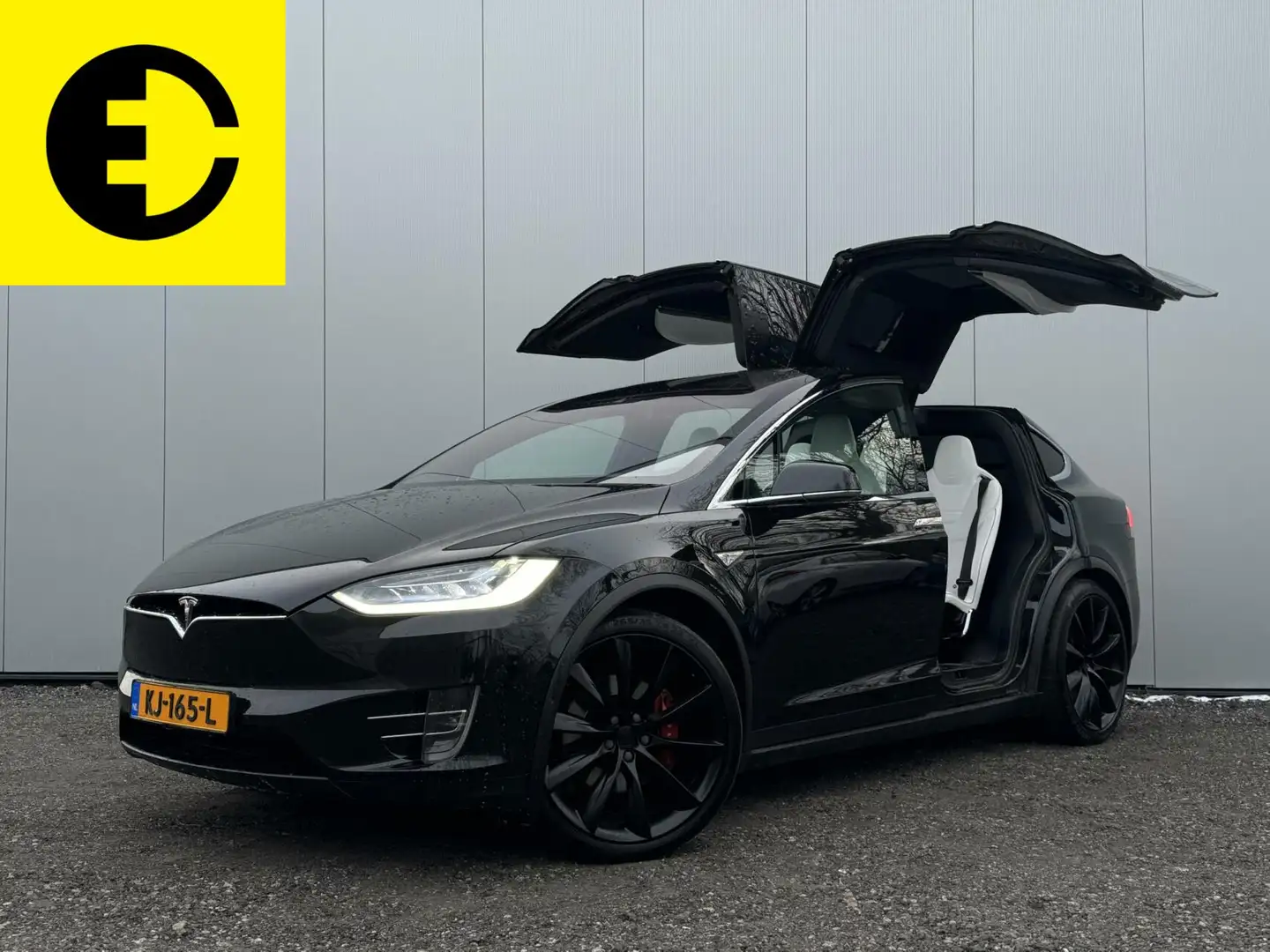 Tesla Model X 90D Base 7p. | Gratis Superchargen| CCS | 22” Zwart - 2