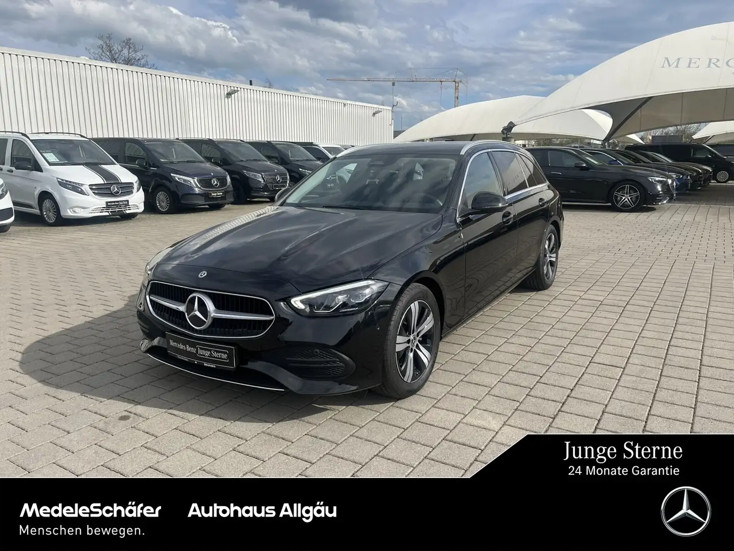 Mercedes-Benz C 180 C 180 T Avantgarde AHK Memory LED WD-Glas-dunkel Schwarz - 1