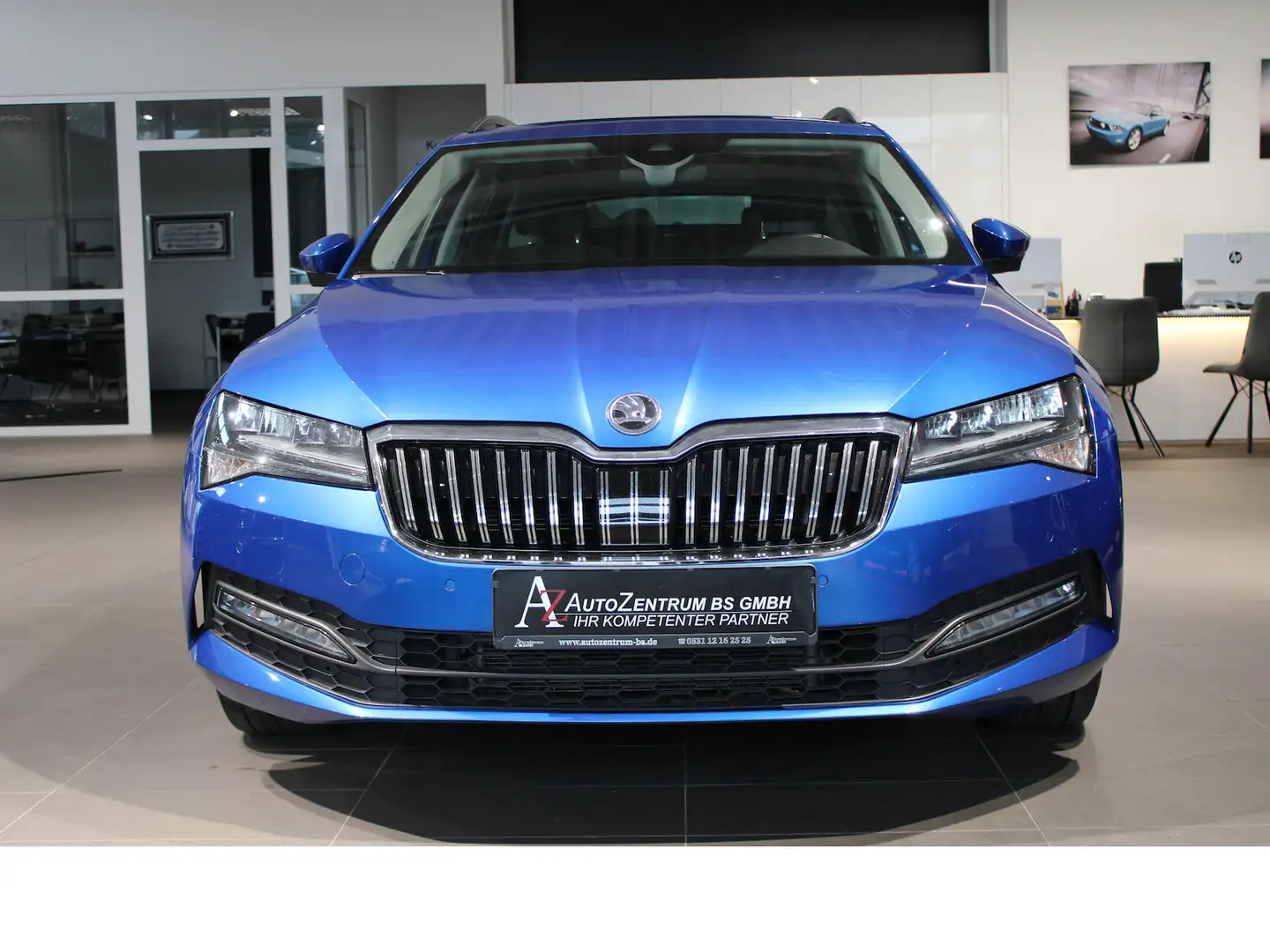 Skoda Superb 2.0 TDI LED*DSG*PANO*CAM*VIRT*ACC*STANDH* Blau - 1
