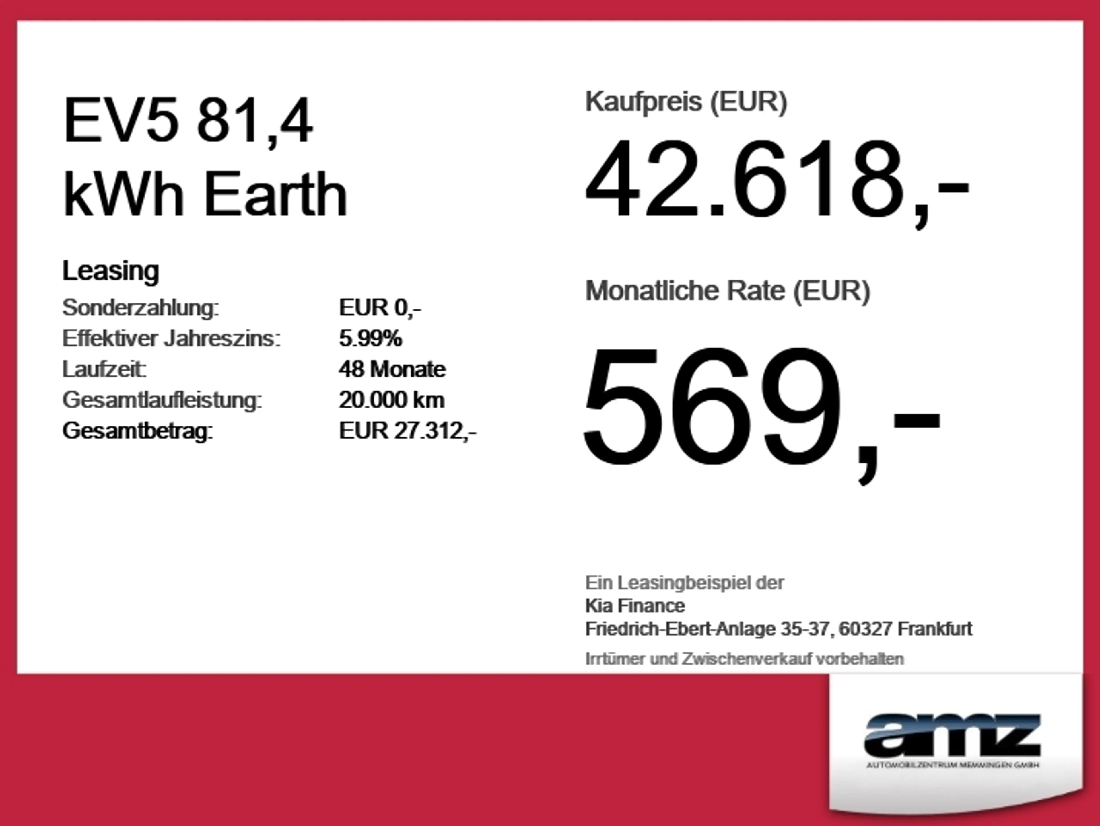 Kia EV5 81,4 kWh Earth Gewerbeangebot*Sitzkühlung — photo 6