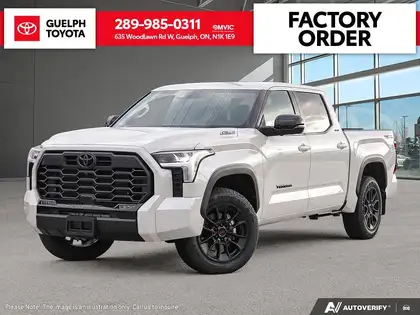 White 2026 Toyota Tundra Hybrid Pickup Truck Automatic