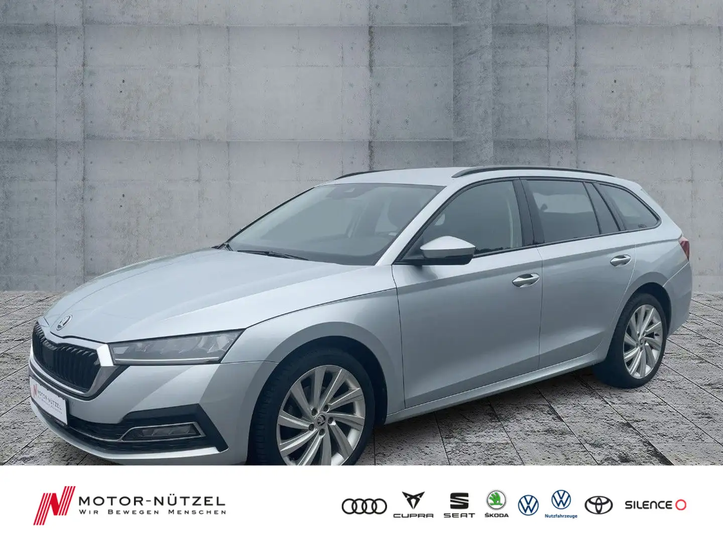 Skoda Octavia Combi 2.0 TDI FIRST EDITION LED+NAVI+AHK Silber - 1