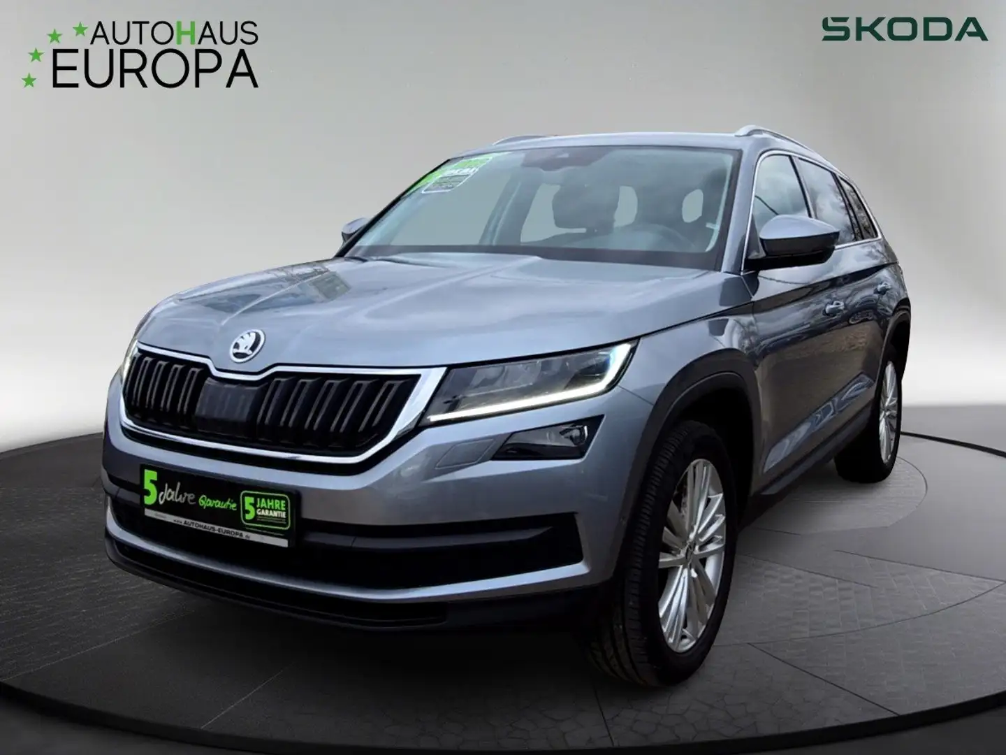 Skoda Kodiaq 2.0 TSI 4x4 DSG Style ACC AHK StandHZ Kam360 Navi Grau - 1