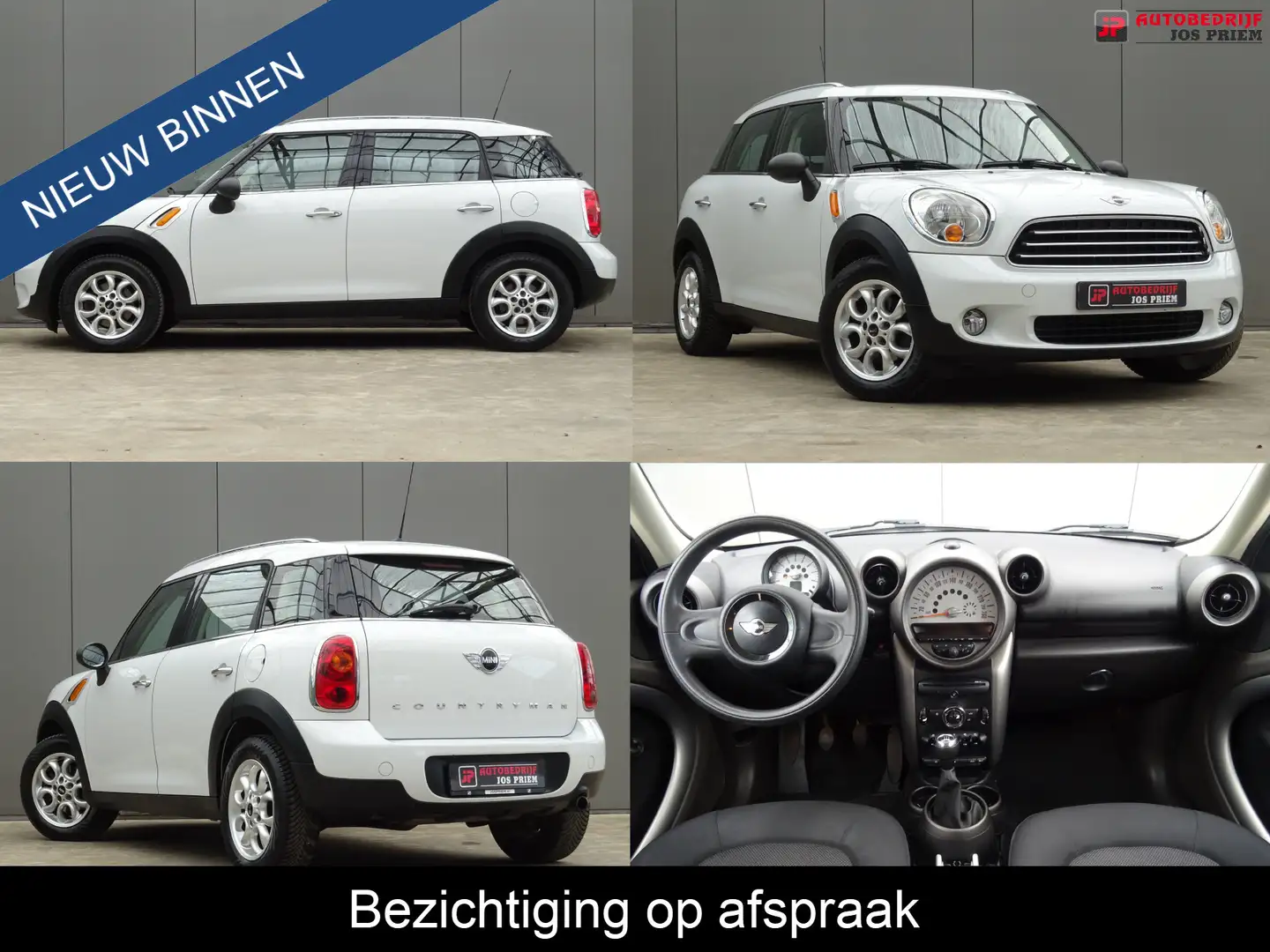 MINI One Countryman Mini 1.6 * 4 SEIZOENSBANDEN * GOED ONDERH. !! Wit - 1
