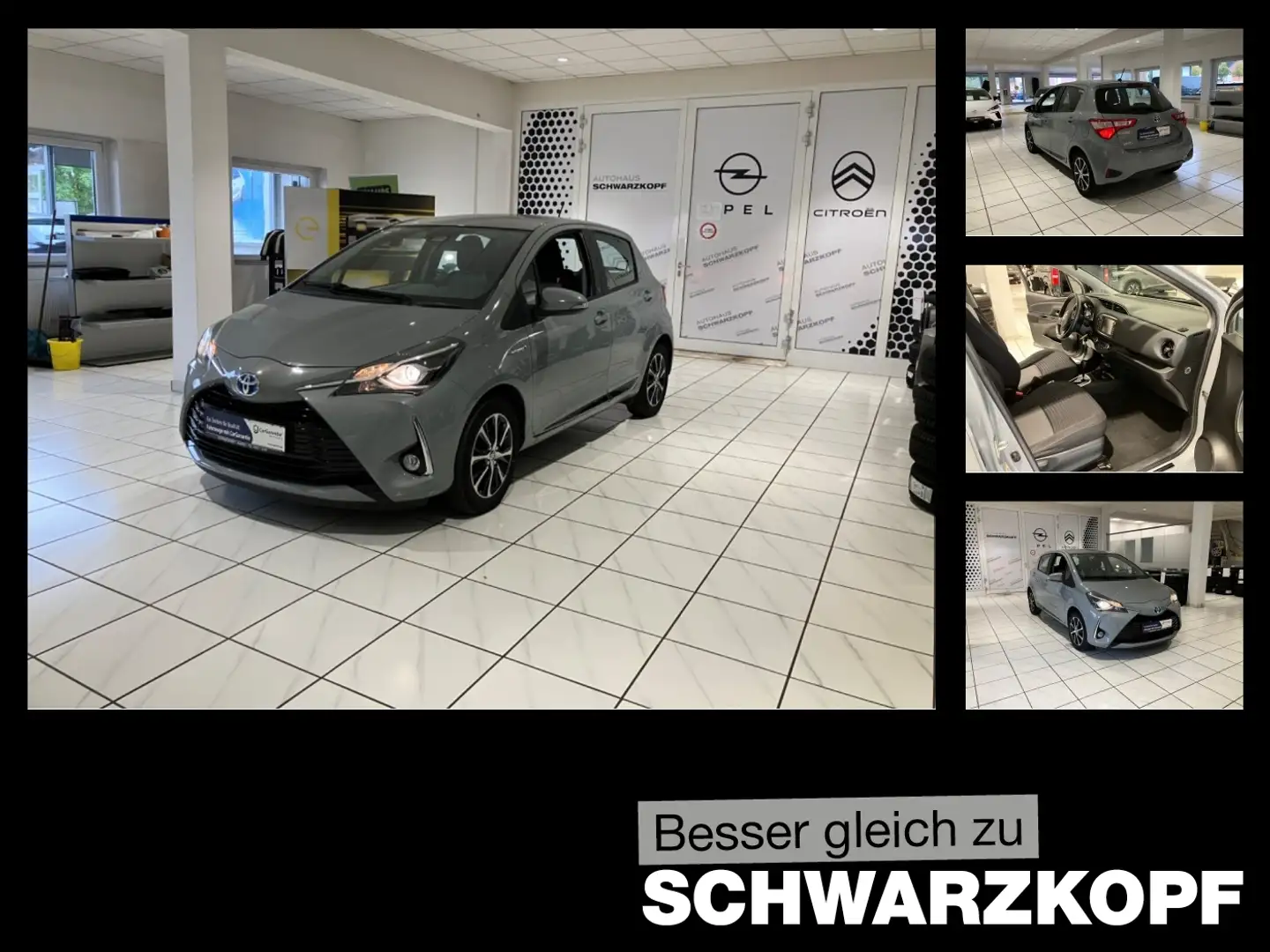 Toyota Yaris 1.5 Team D Rückfahrkamera,Parkpilot Grau - 1