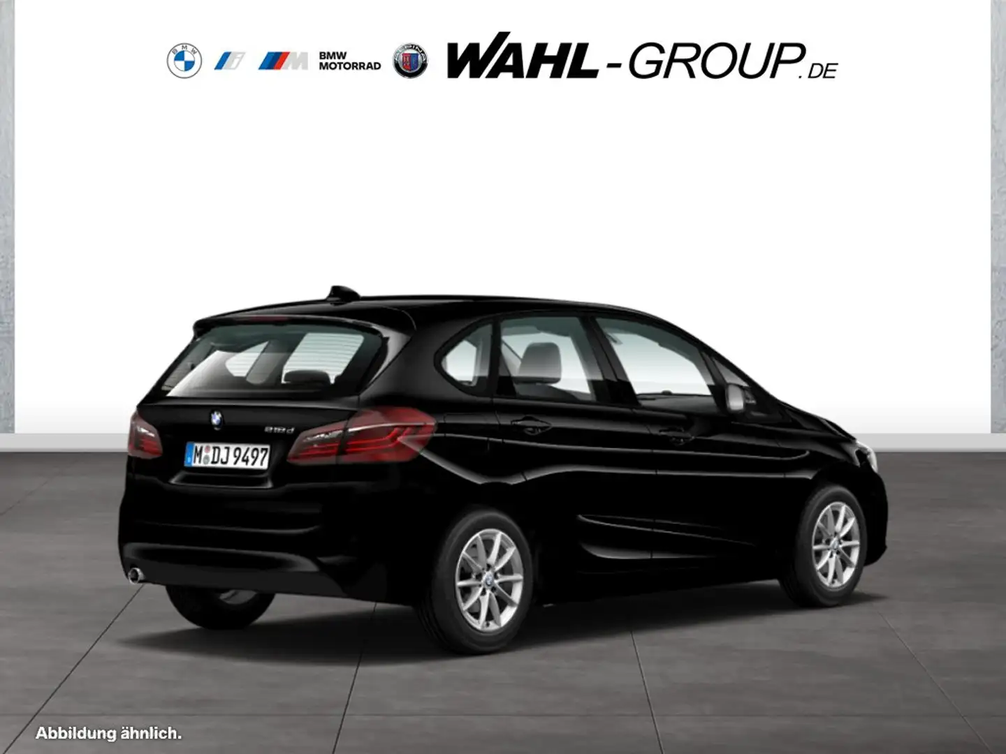 BMW 218 d Active Tourer Advantage Sport LED Navi SHZ Noir - 2