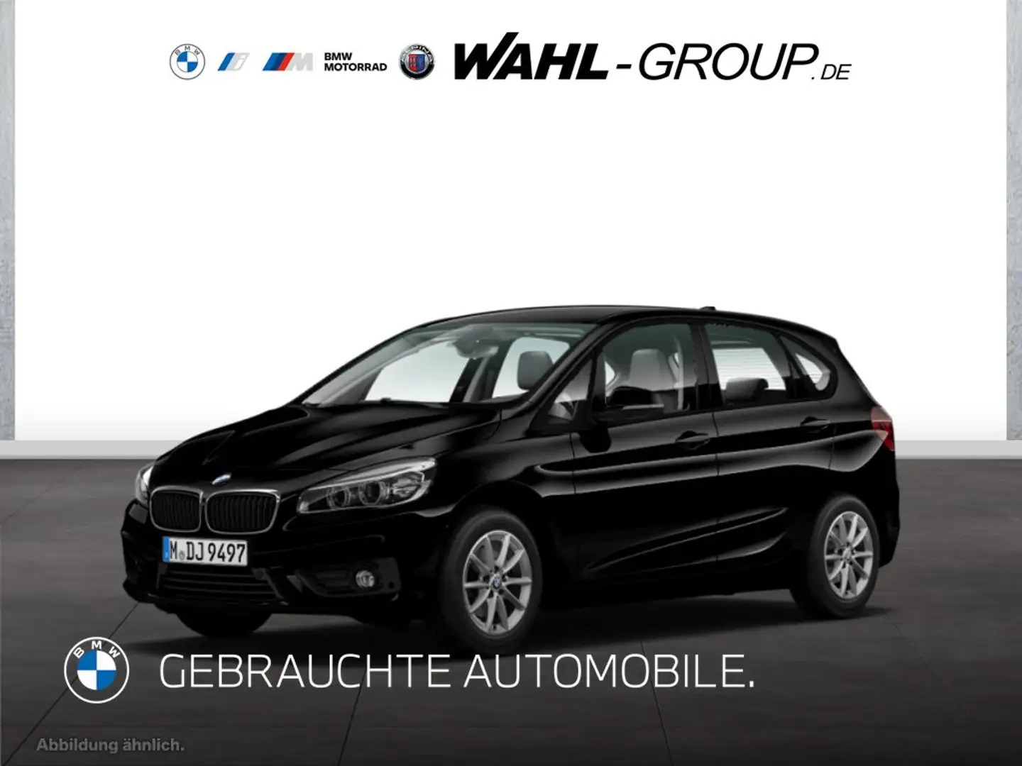 BMW 218 d Active Tourer Advantage Sport LED Navi SHZ Noir - 1
