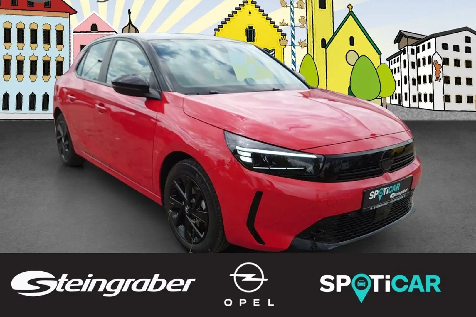 Opel Corsa 1.2 Direct Injection Turbo Hybrid 48 V YES (F) Rot - 1