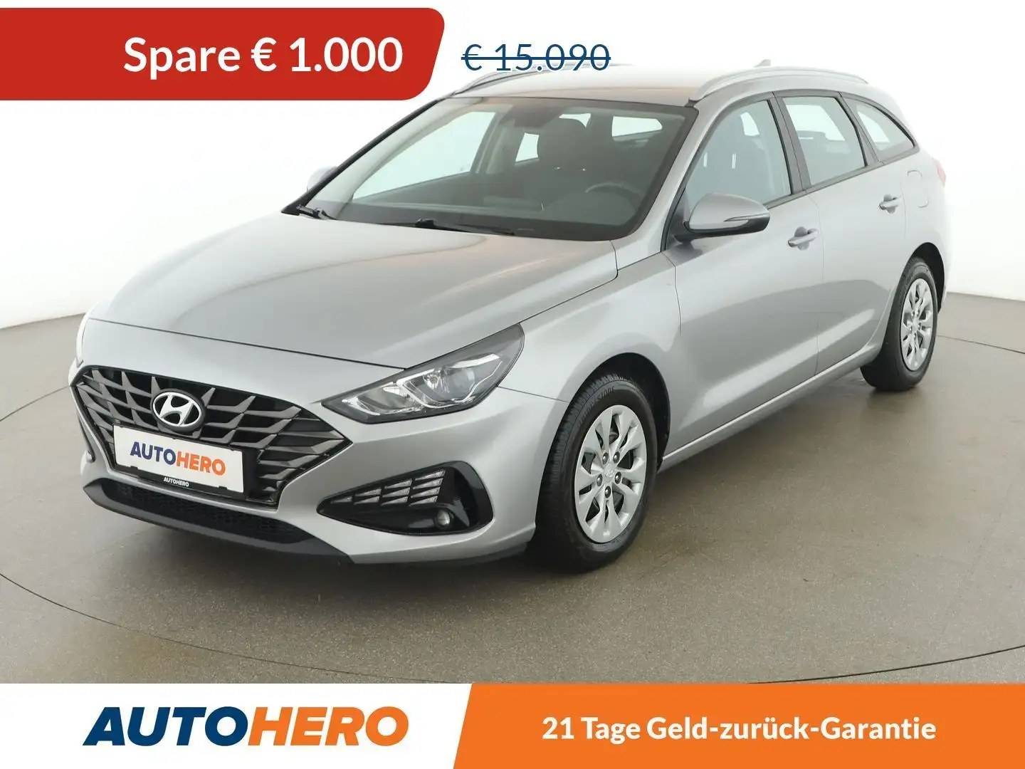 Hyundai i30 1.6 CRDi i Line Plus *KLIMA*BT*SPUR* Grau - 1