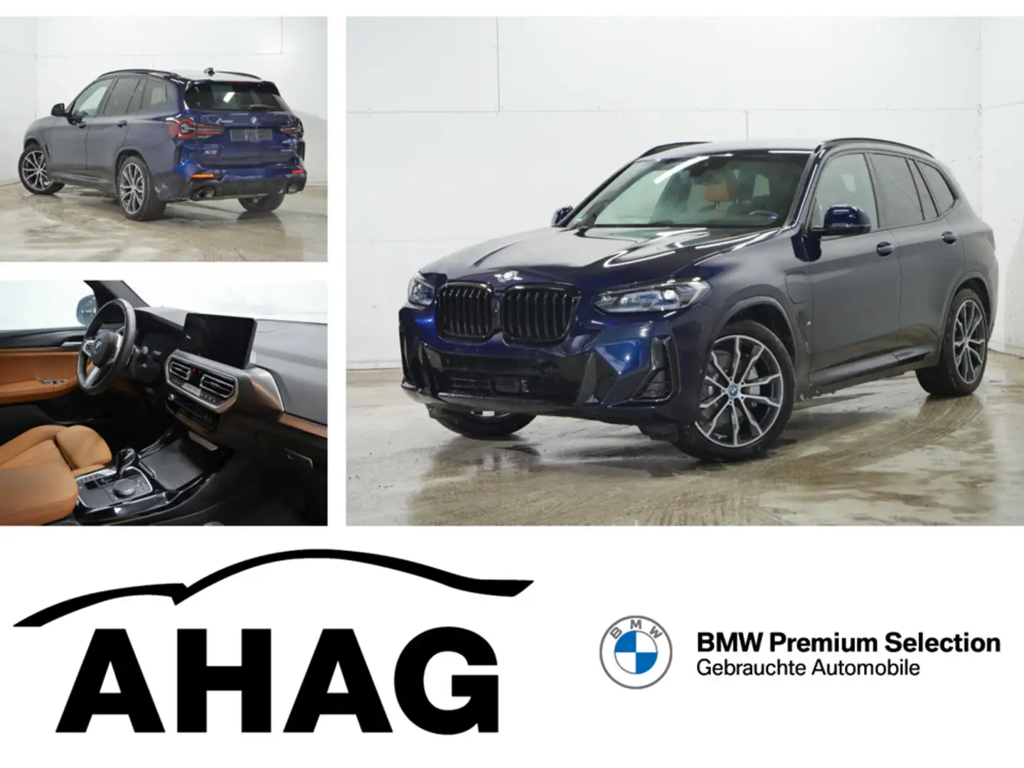 BMW X3 xDrive30e AT M Sportpaket Innovationsp. EDC Blau - 1