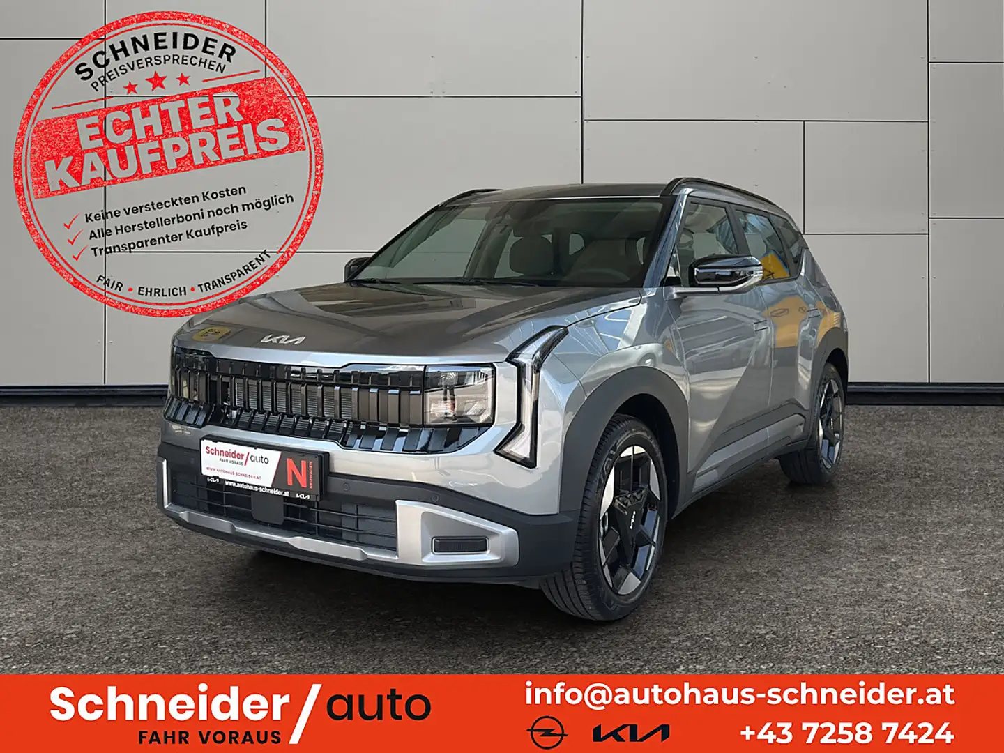 Kia Seltos 1,6 TGDI 180 2WD Silber Aut. P2 Multimediapaket Grau - 1
