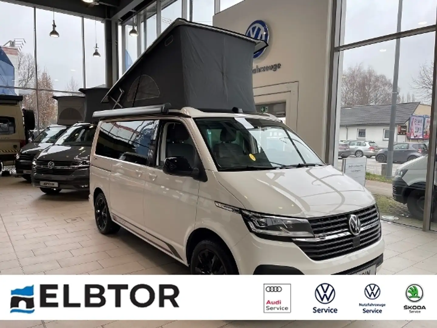 Volkswagen T6.1 California Coast Edition 4x4 LED AHK STHZ Weiß - 1