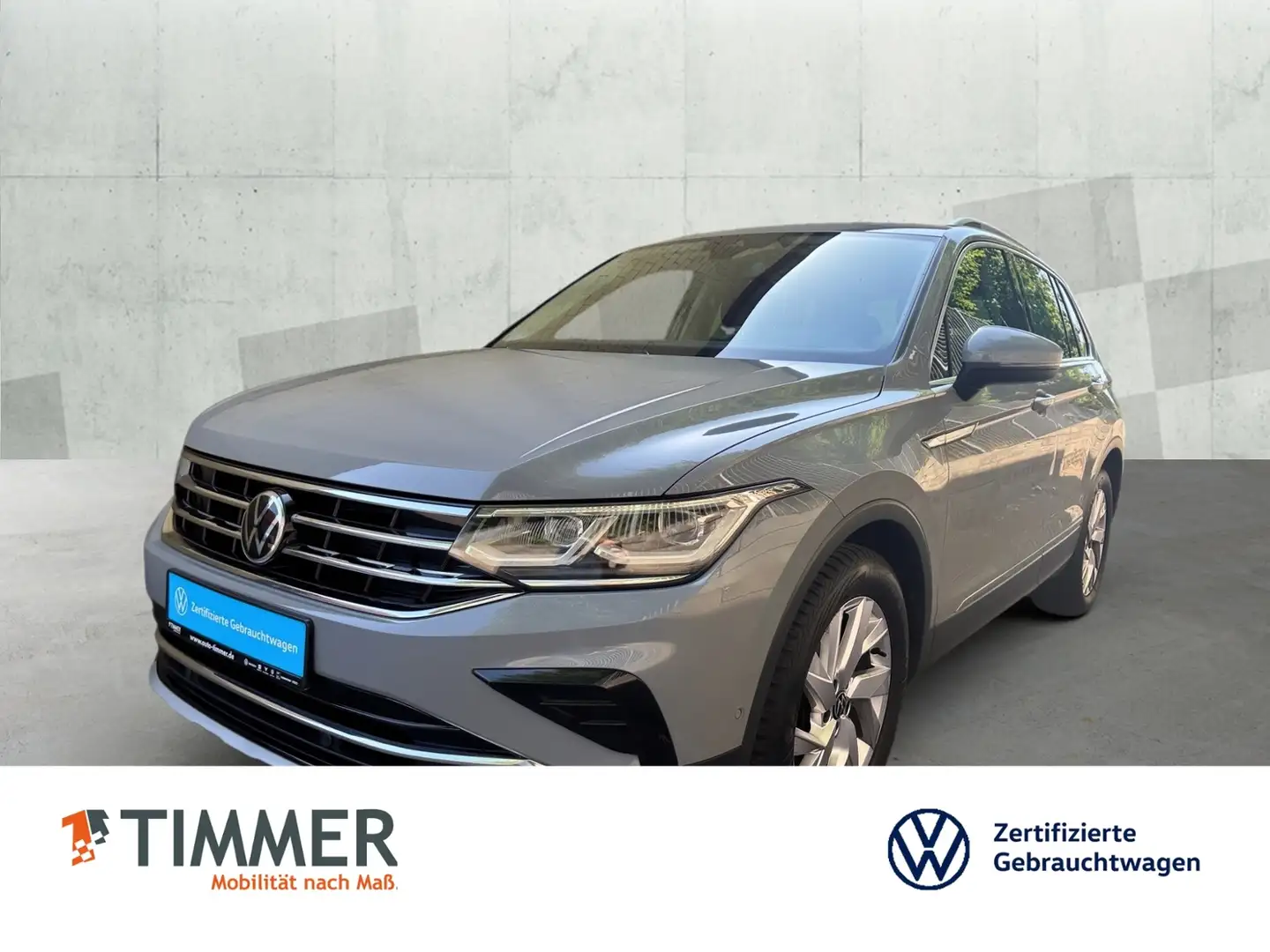 Volkswagen Tiguan 2.0 TDI ELEGANCE *IQ.LIGHT *AHK *RKAM *ACC *APP * Grau - 1