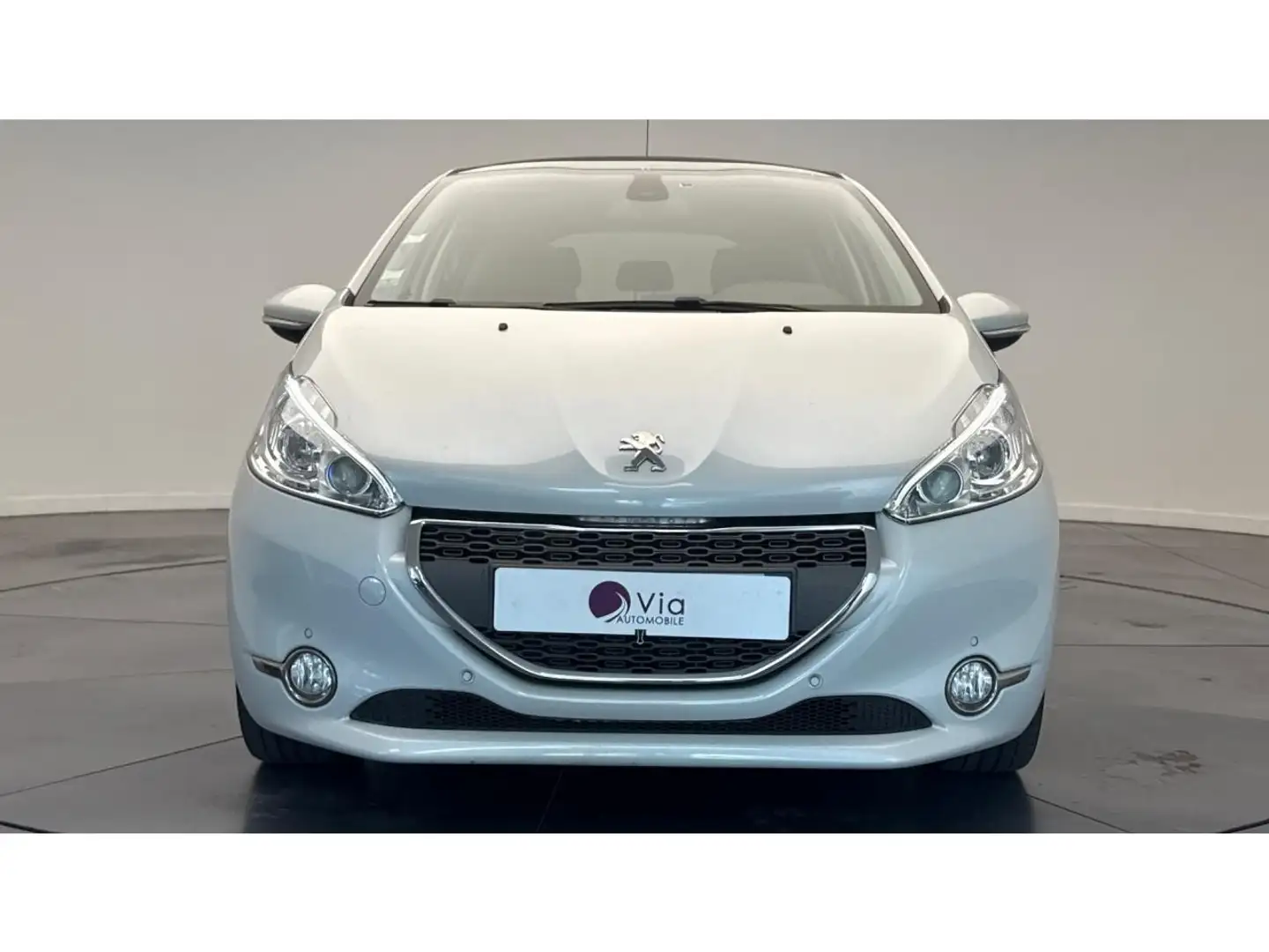 Peugeot 208 1.6 e-HDi FAP - 92  BERLINE Feline PHASE 1 Blanc - 2