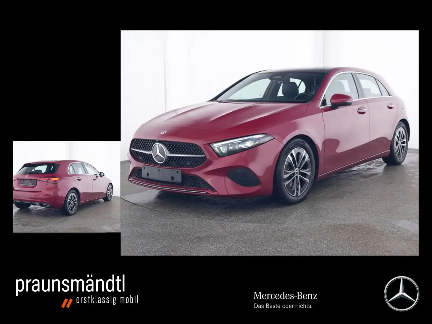 Mercedes-Benz A 200 d Progressive Pano/MBUX/AHK/MuBe/Sound/Tot Schwarz - 1
