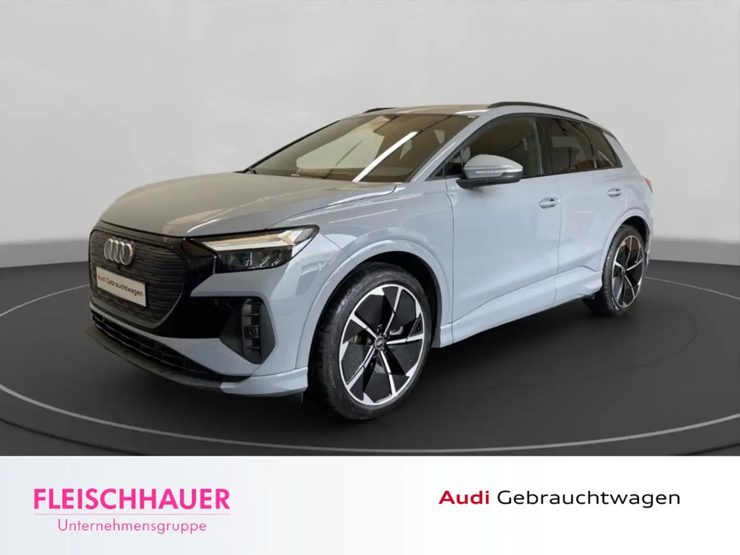 Audi Q4 e-tron e-tron 40 ACC Navi LED El. Heckklappe Klimaautom Grau - 1