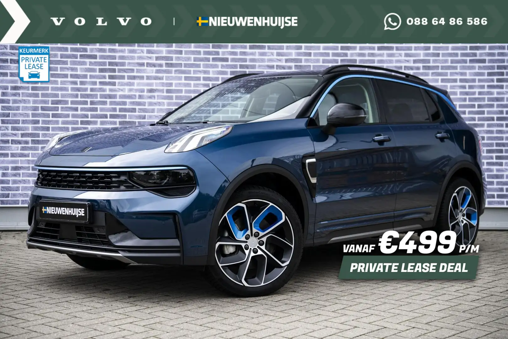 Lynk & Co 01 1.5 Plug-in Hybrid | Panoramadak | Adaptive cruise Bleu - 1