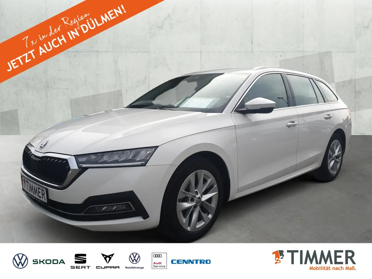 Skoda Octavia Combi 2.0 TDI DSG STYLE *LED *ACC *VIRTUAL *NAVI Bianco - 1