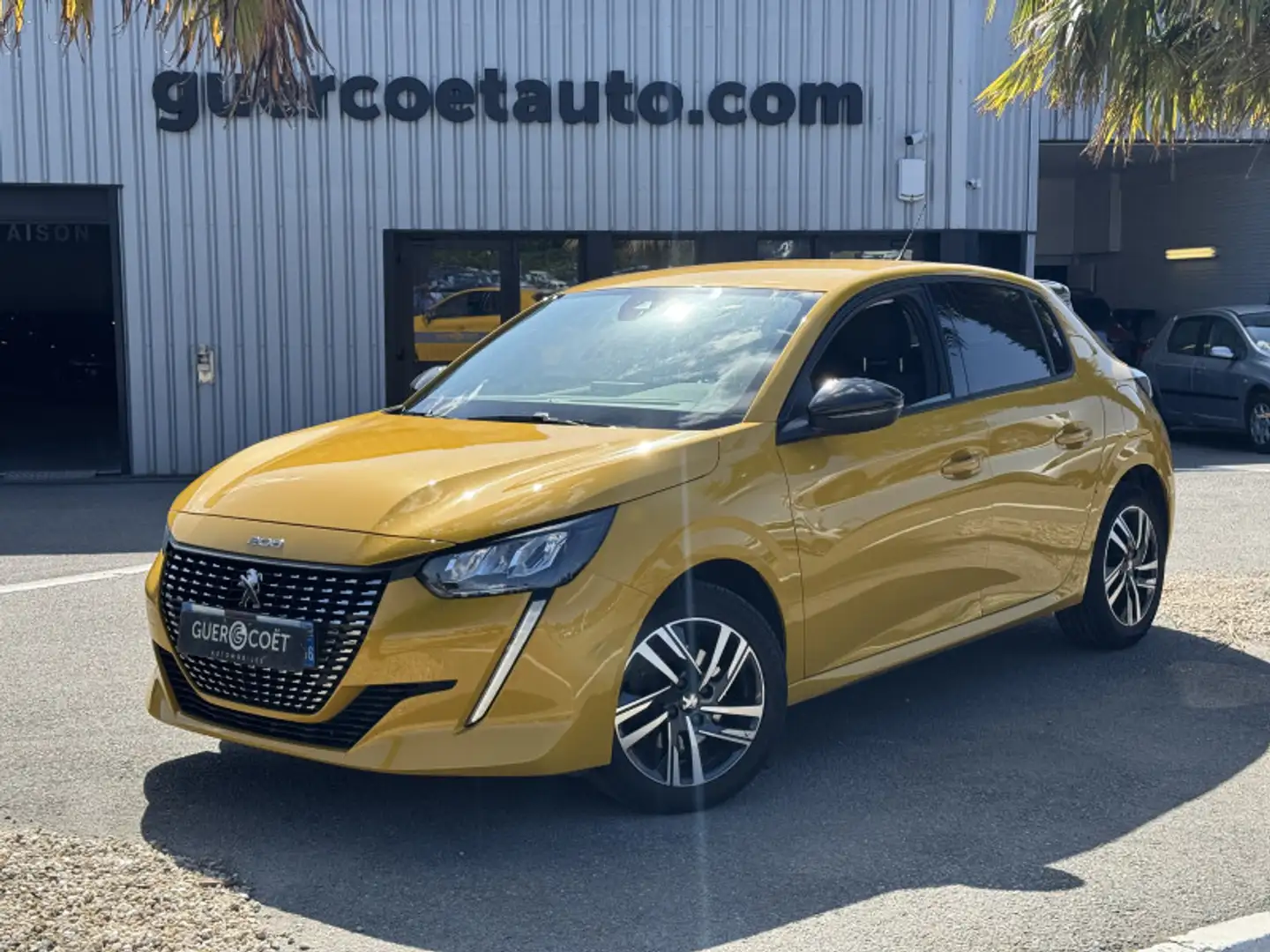 Peugeot 208 1.2 PURETECH 100CH S\u0026S ALLURE EAT8 Jaune - 2
