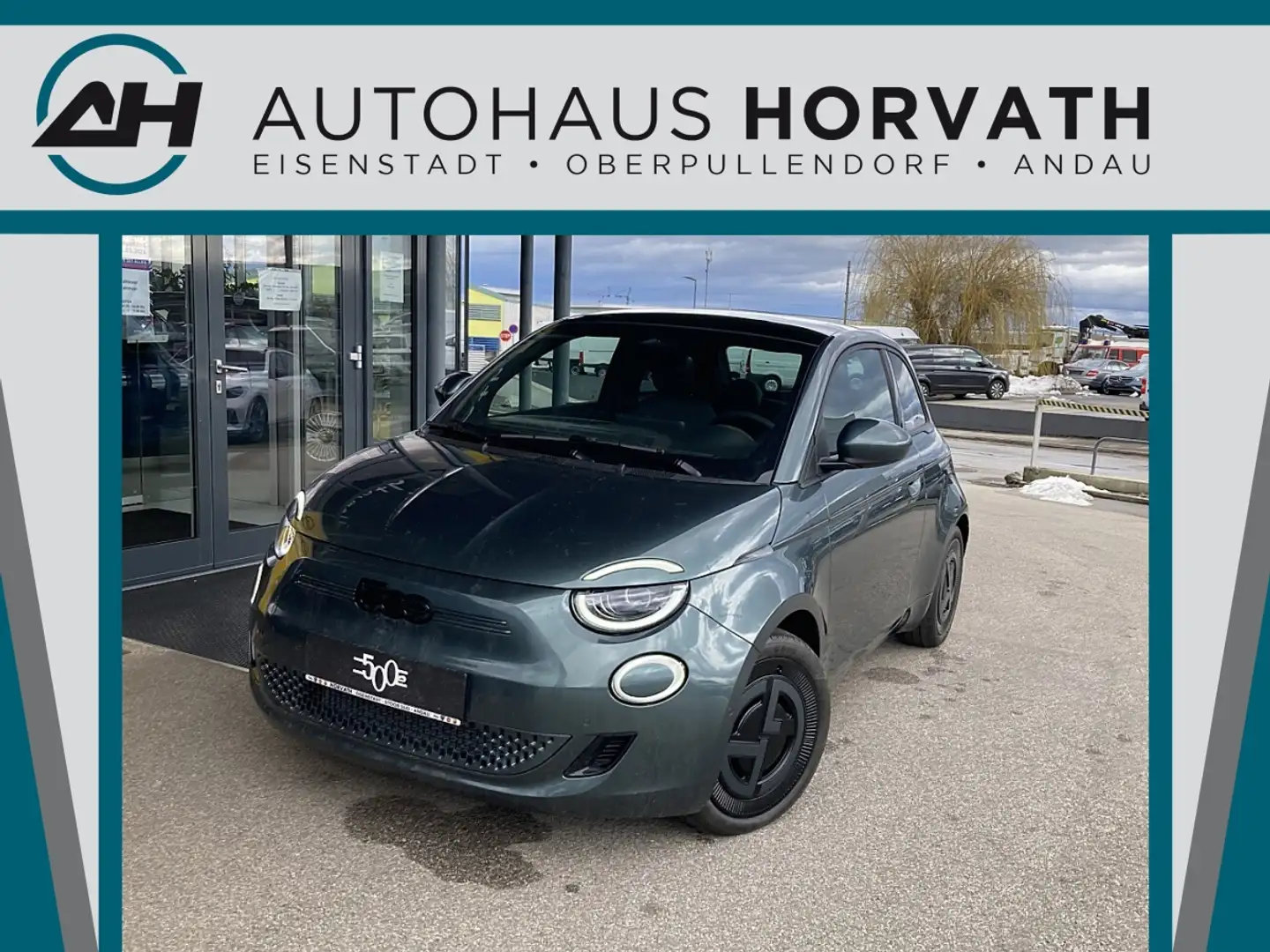 Fiat 500e 500 Elektro 42 kWh Giorgio Armani Grün - 1