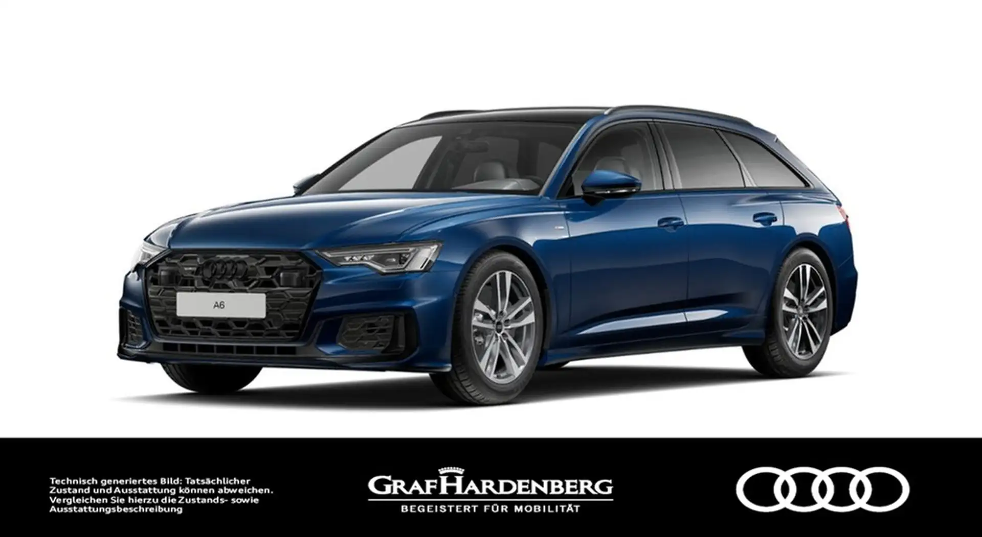 Audi A6 Avant 50 TDI quattro S line LED Navi ACC AHK Blau - 2