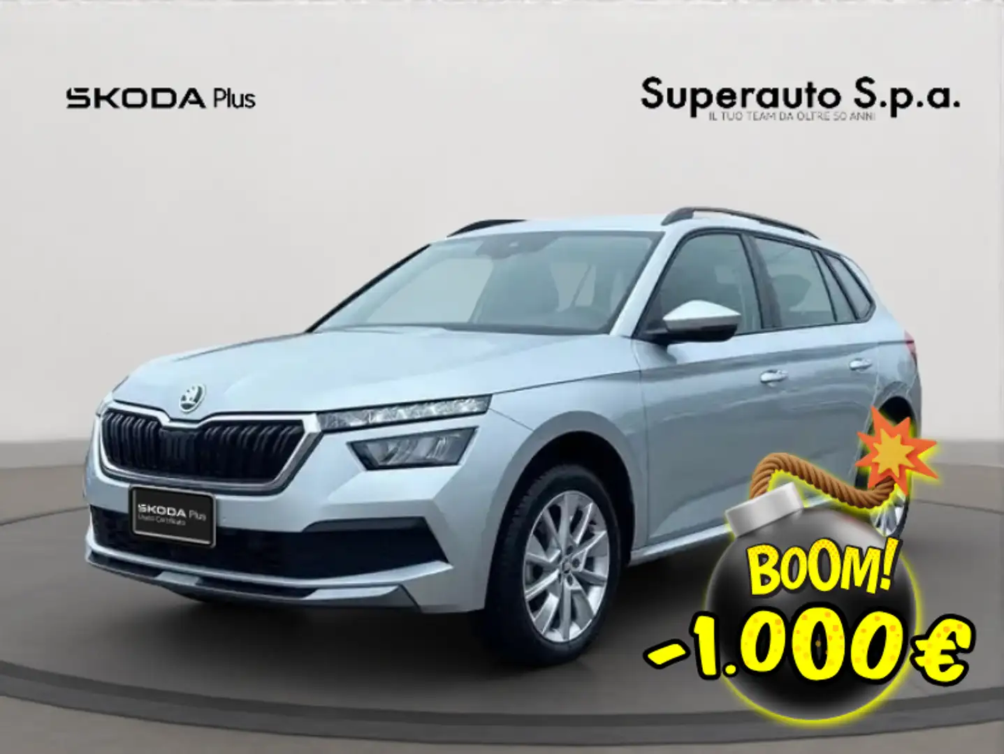 Skoda Kamiq 1.0 TSI Ambition Argento - 1