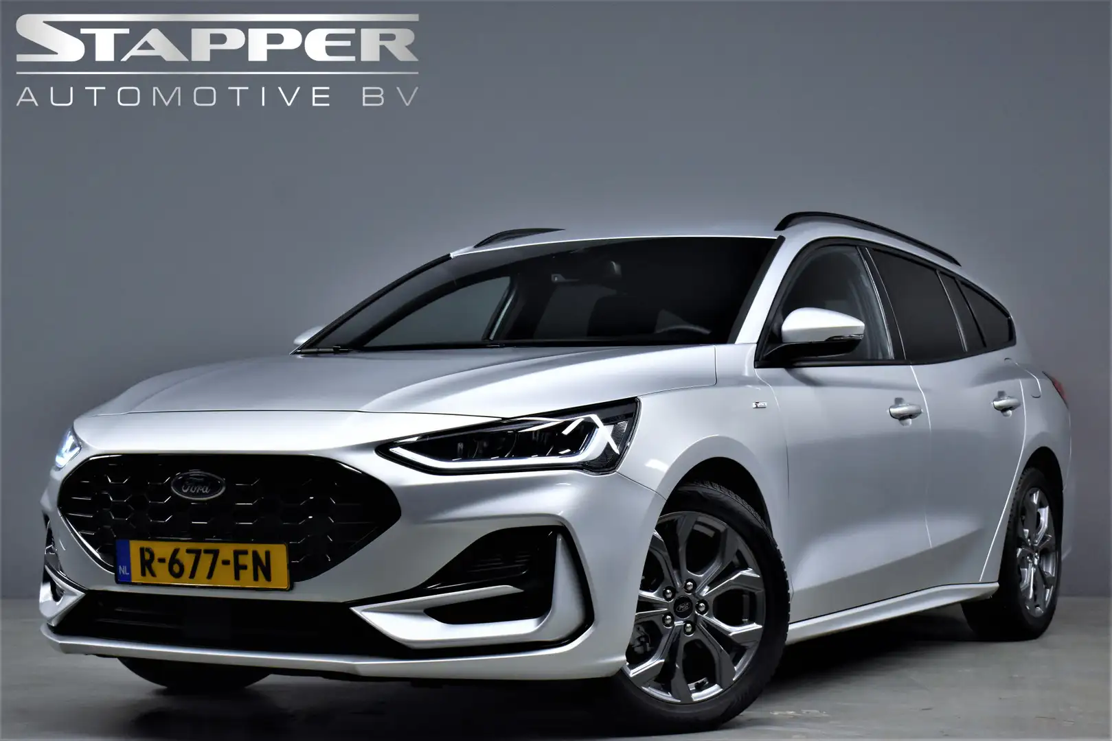 Ford Focus Wagon 1.0 EcoBoost 125pk Hybrid ST Line Org.NL Car Grau - 1