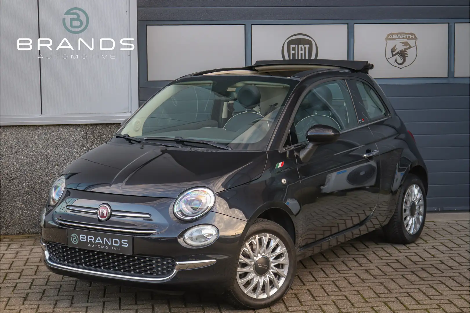 Fiat 500C 1.2 Lounge Navi Climate Cruise LM PDC Garantie Schwarz - 1