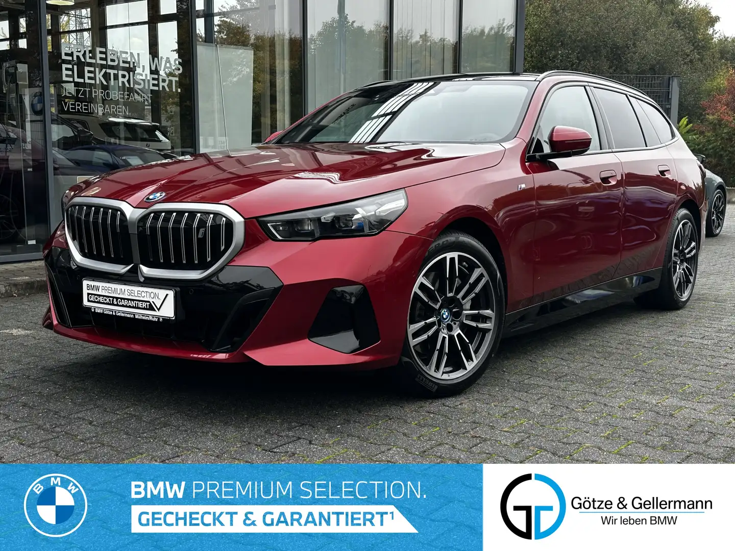 BMW i5 eDrive40 Touring M Sport //Autobahnassistent Pano Rot - 1