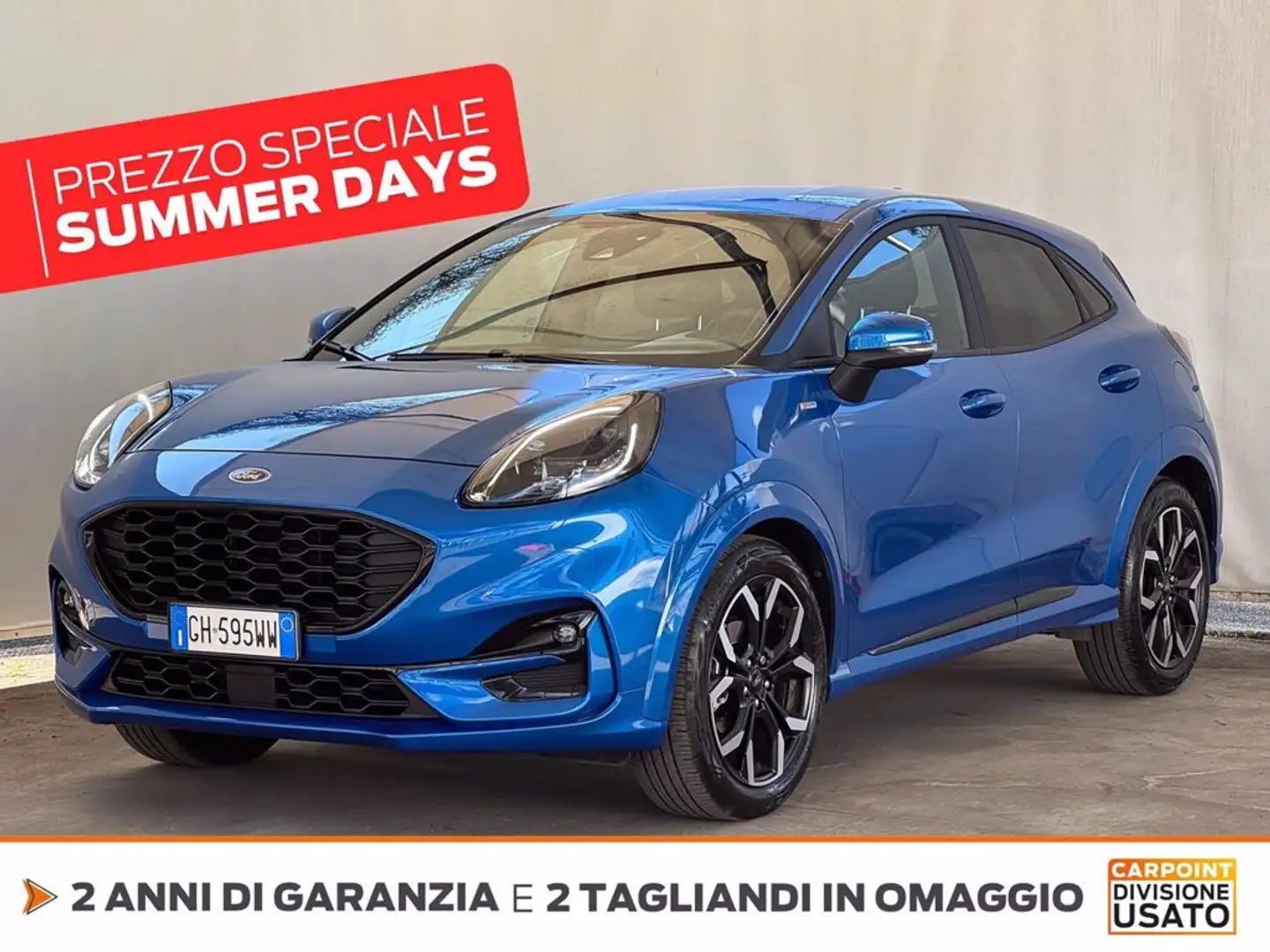 Ford Puma 1.0 ecoboost h st-line x s&s 125cv Blu/Azzurro - 1